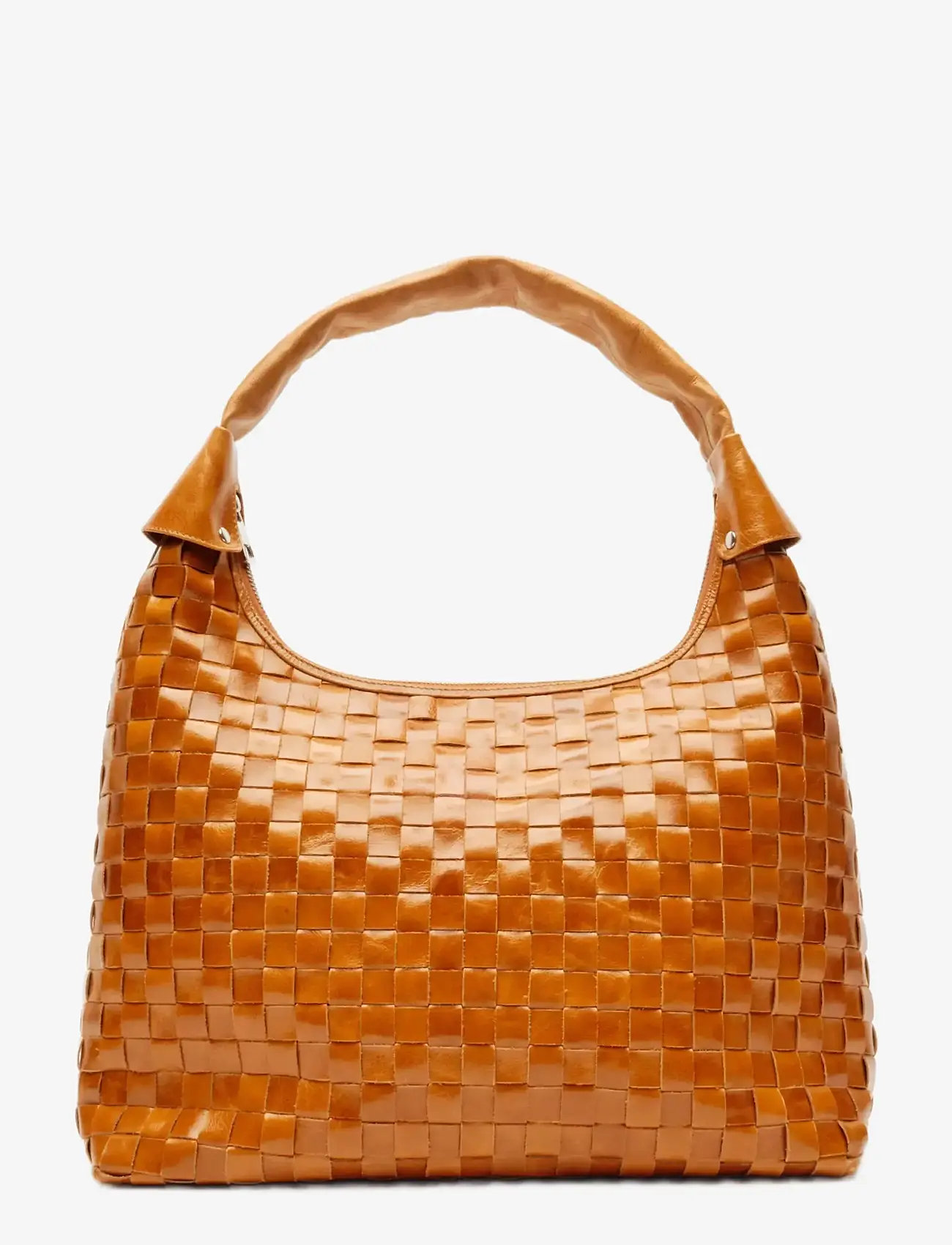 Nunoo - Big Dandy Braided Megah Pecan Brown - handbags - pecan brown - 0