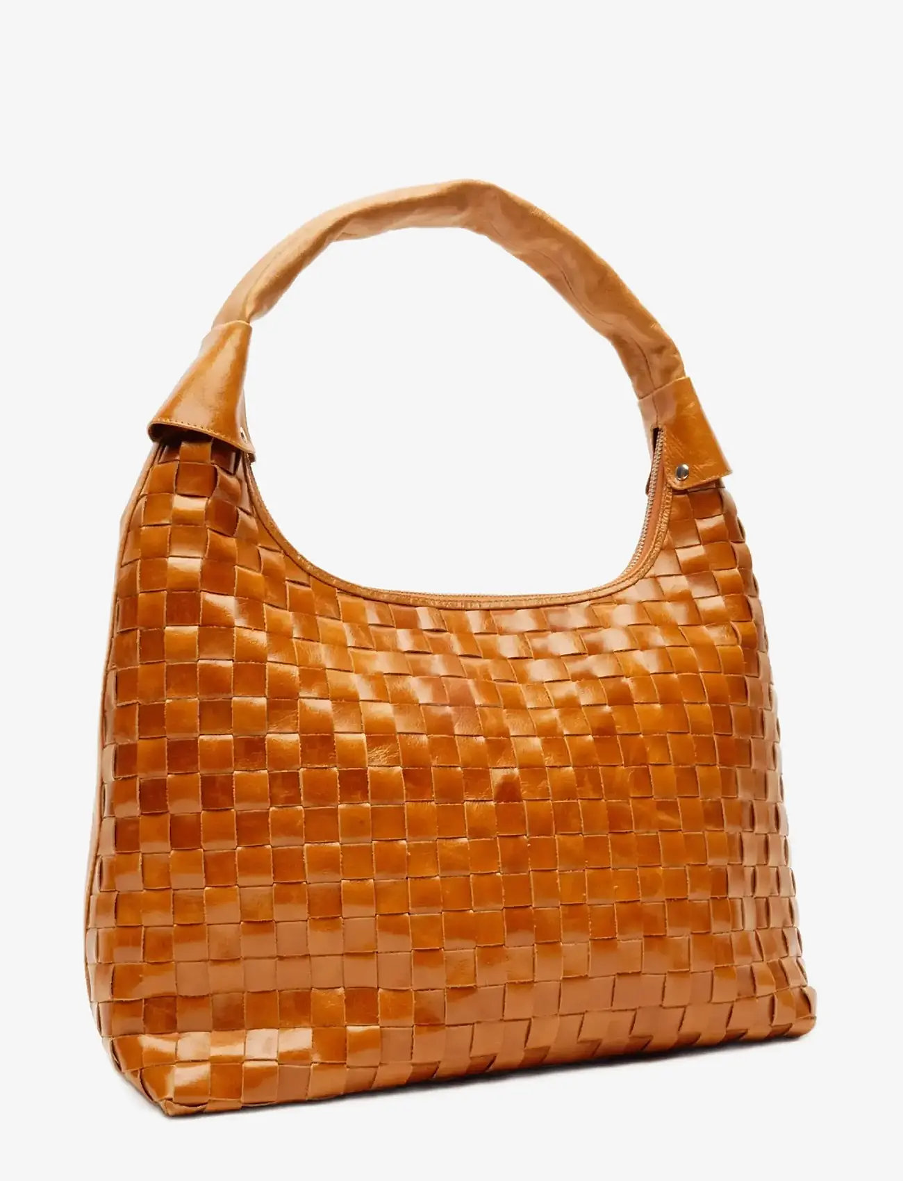 Nunoo - Big Dandy Braided Megah Pecan Brown - handbags - pecan brown - 1