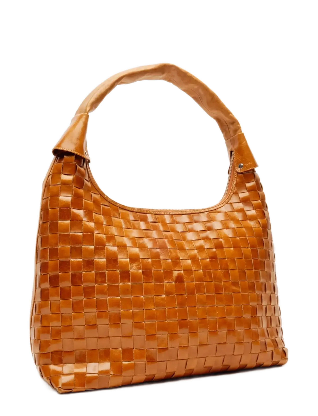 Nunoo - Big Dandy Braided Megah Pecan Brown - handbags - pecan brown - 1