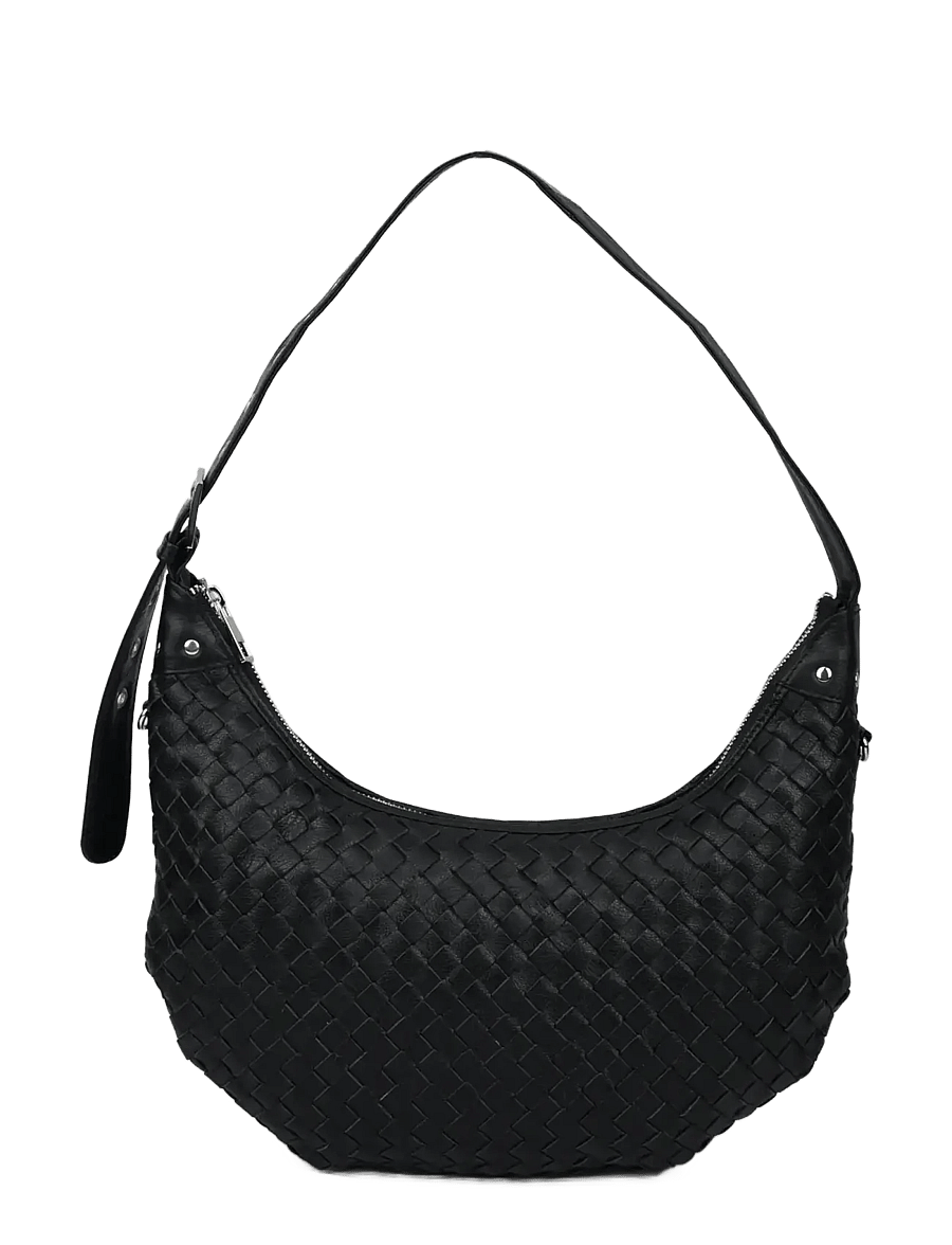 Nunoo - Dagmar Braided Mountain Black - olkalaukut - black - 0