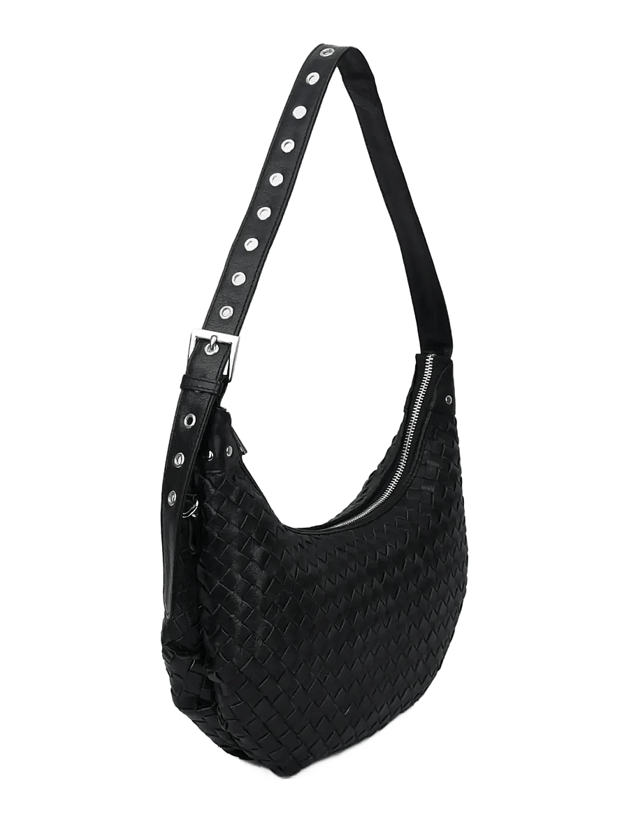Nunoo - Dagmar Braided Mountain Black - olkalaukut - black - 2