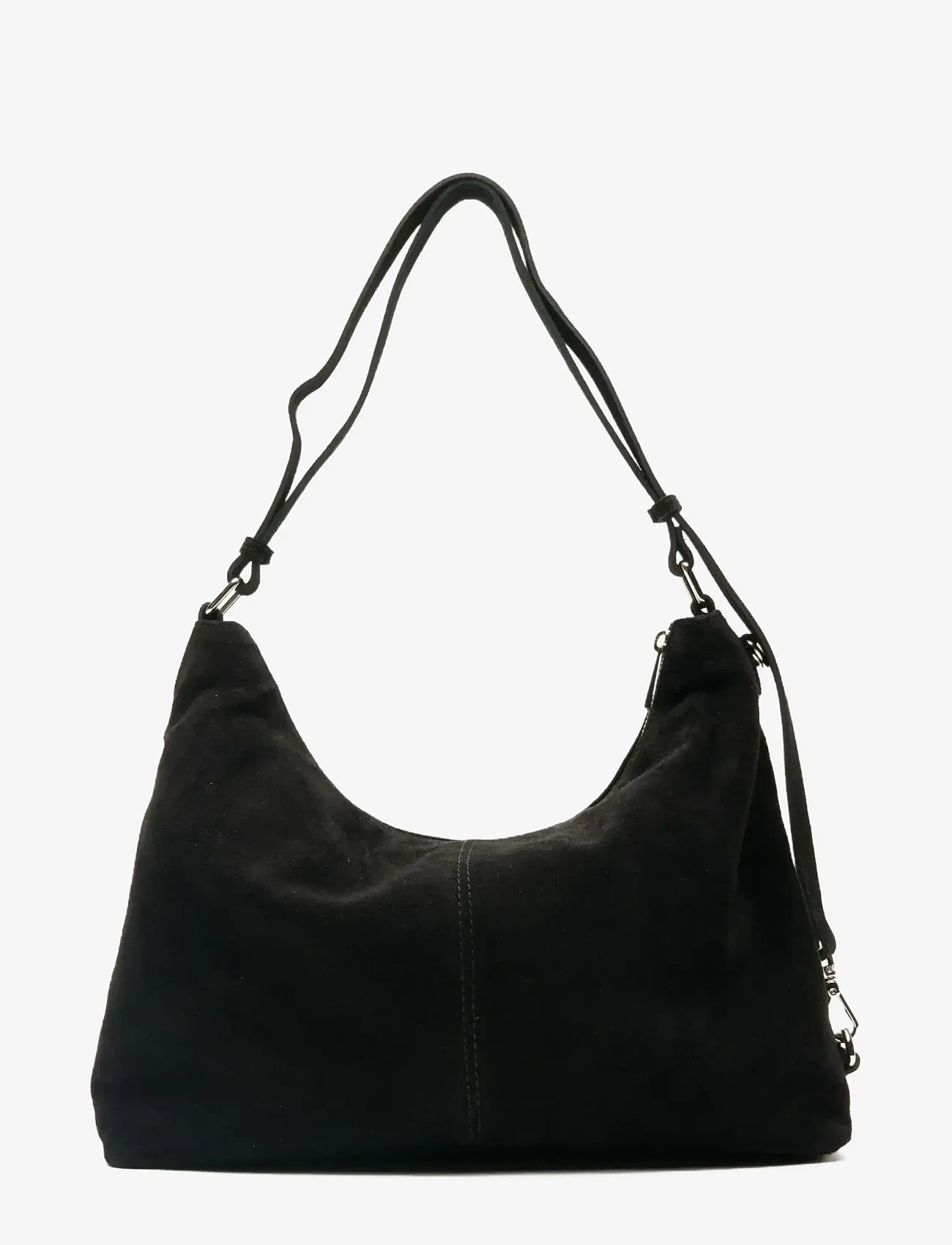 Nunoo - Rio Sweetheart Suede Black - crossbody bags - black - 2