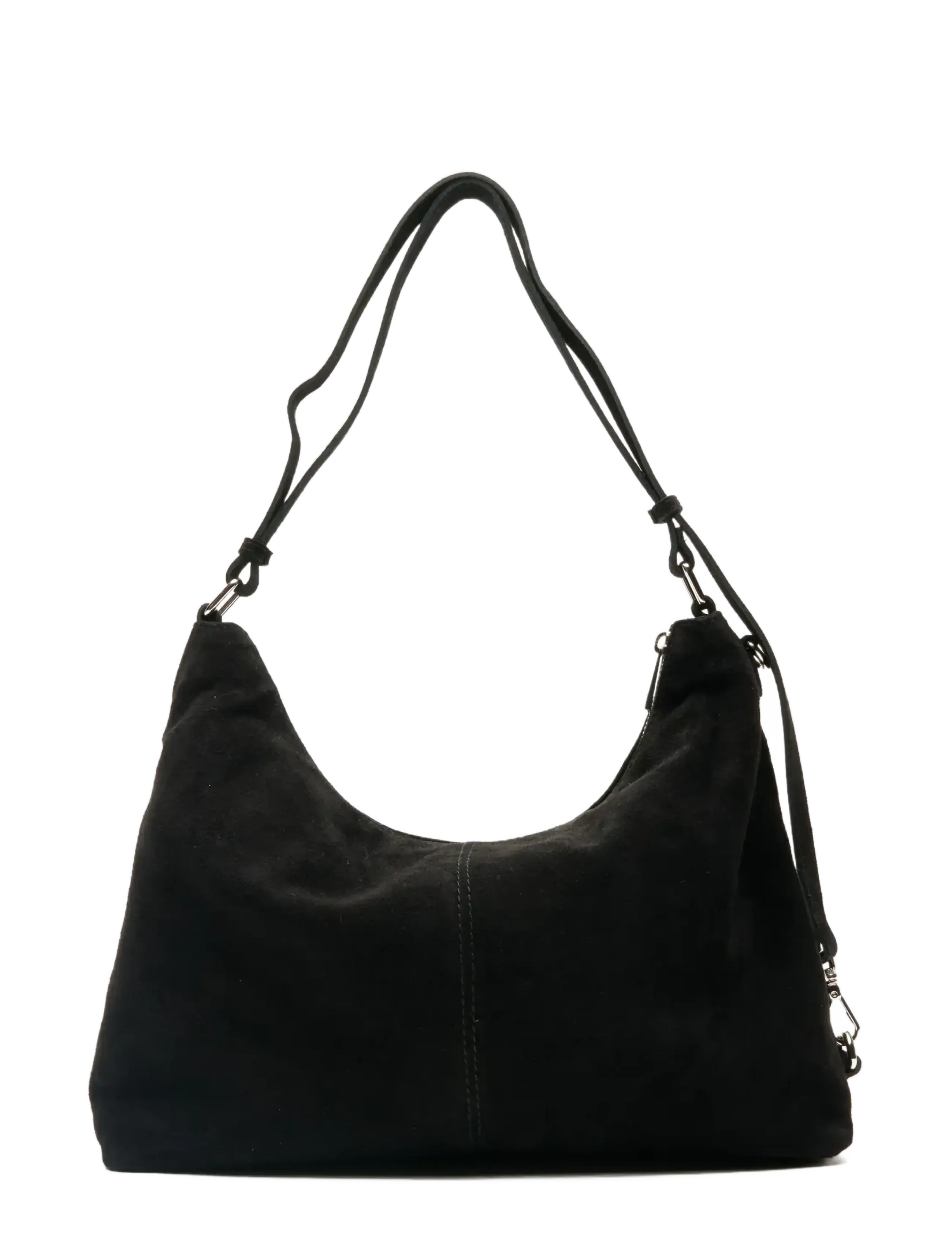 Nunoo - Rio Sweetheart Suede Black - crossbody kotid - black - 2