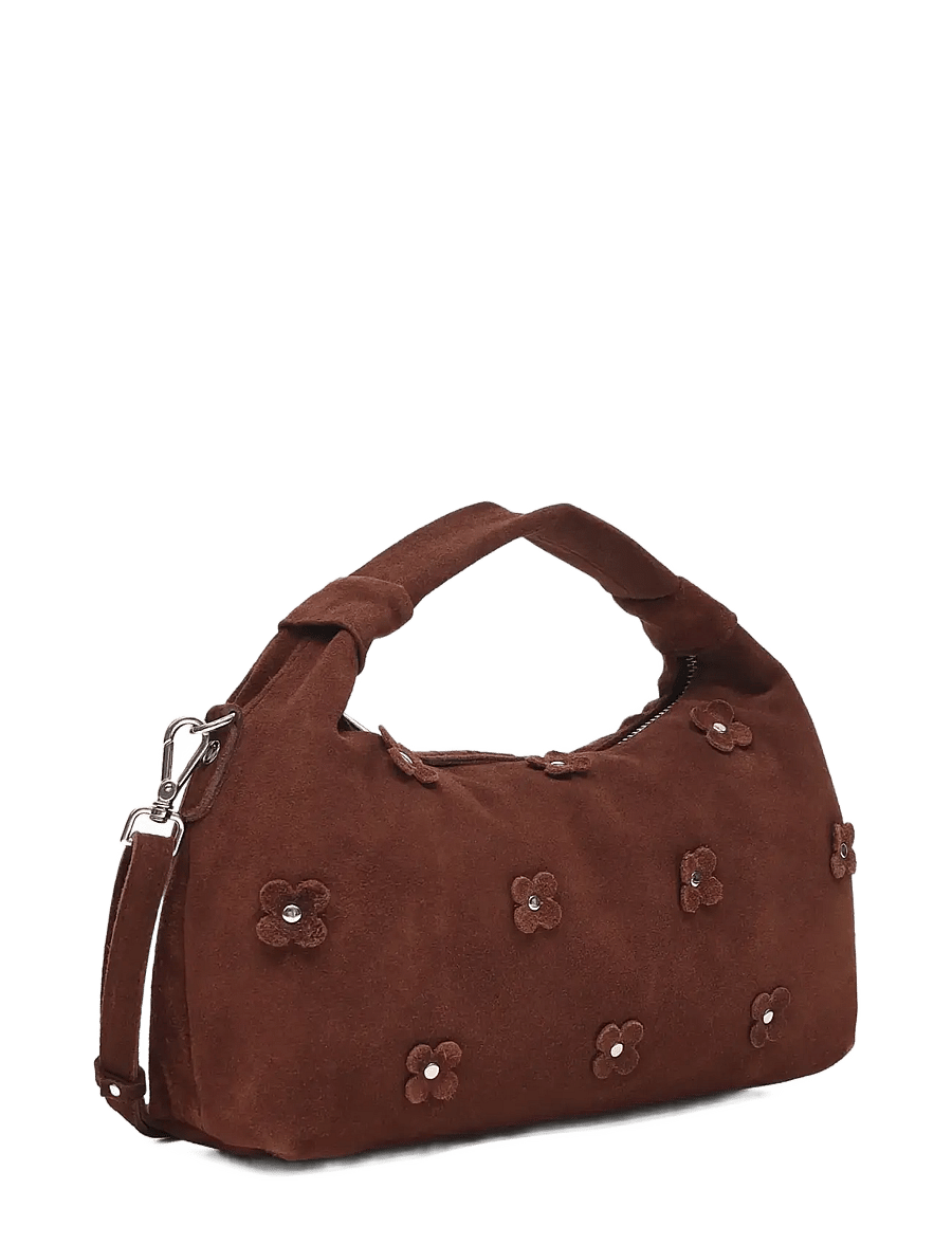 Nunoo - Dandy Icon Suede Cacao - håndtasker - cacao - 1
