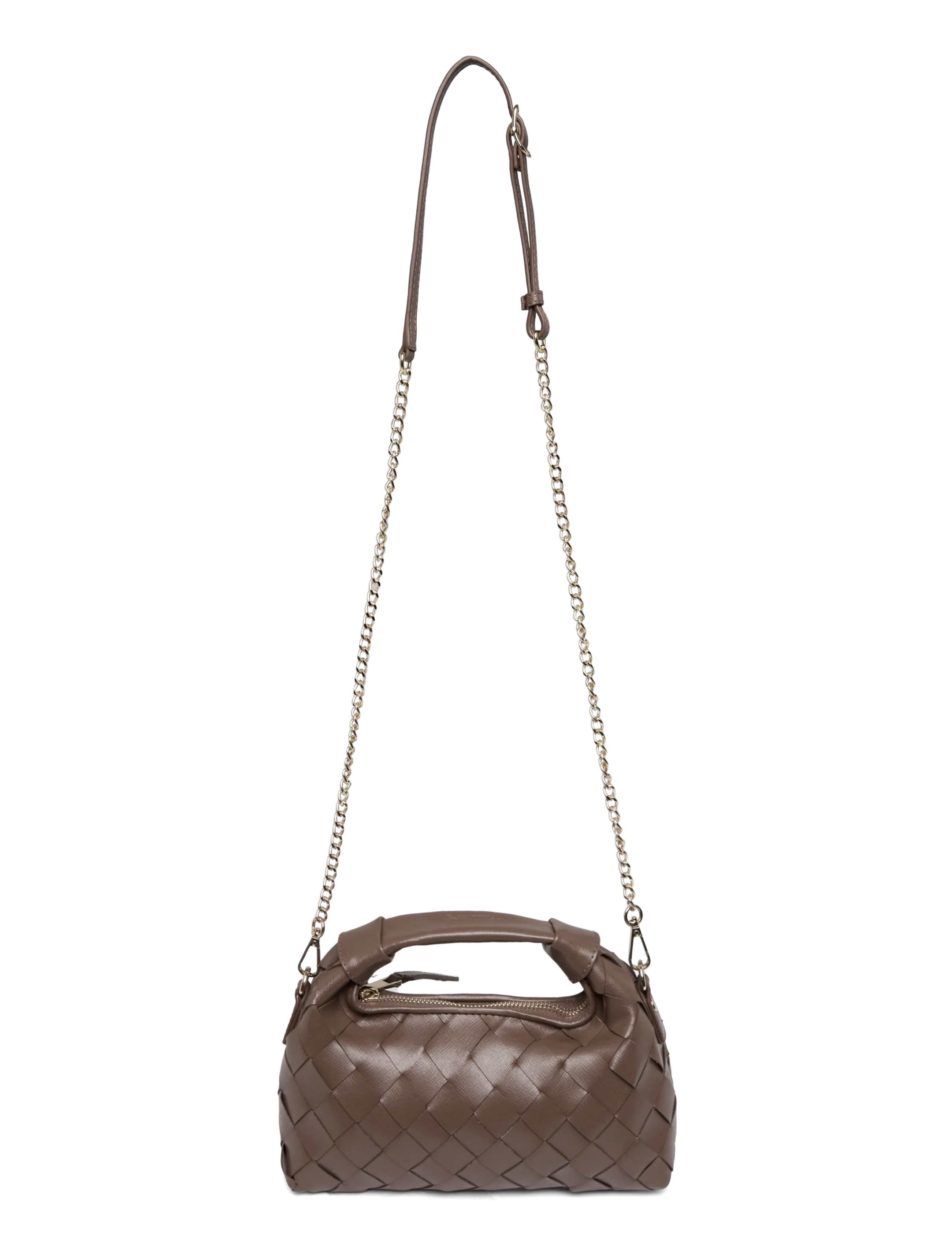 Nunoo - Mini Dandy Braided Florence Cacao w. Gold - cacao - 1