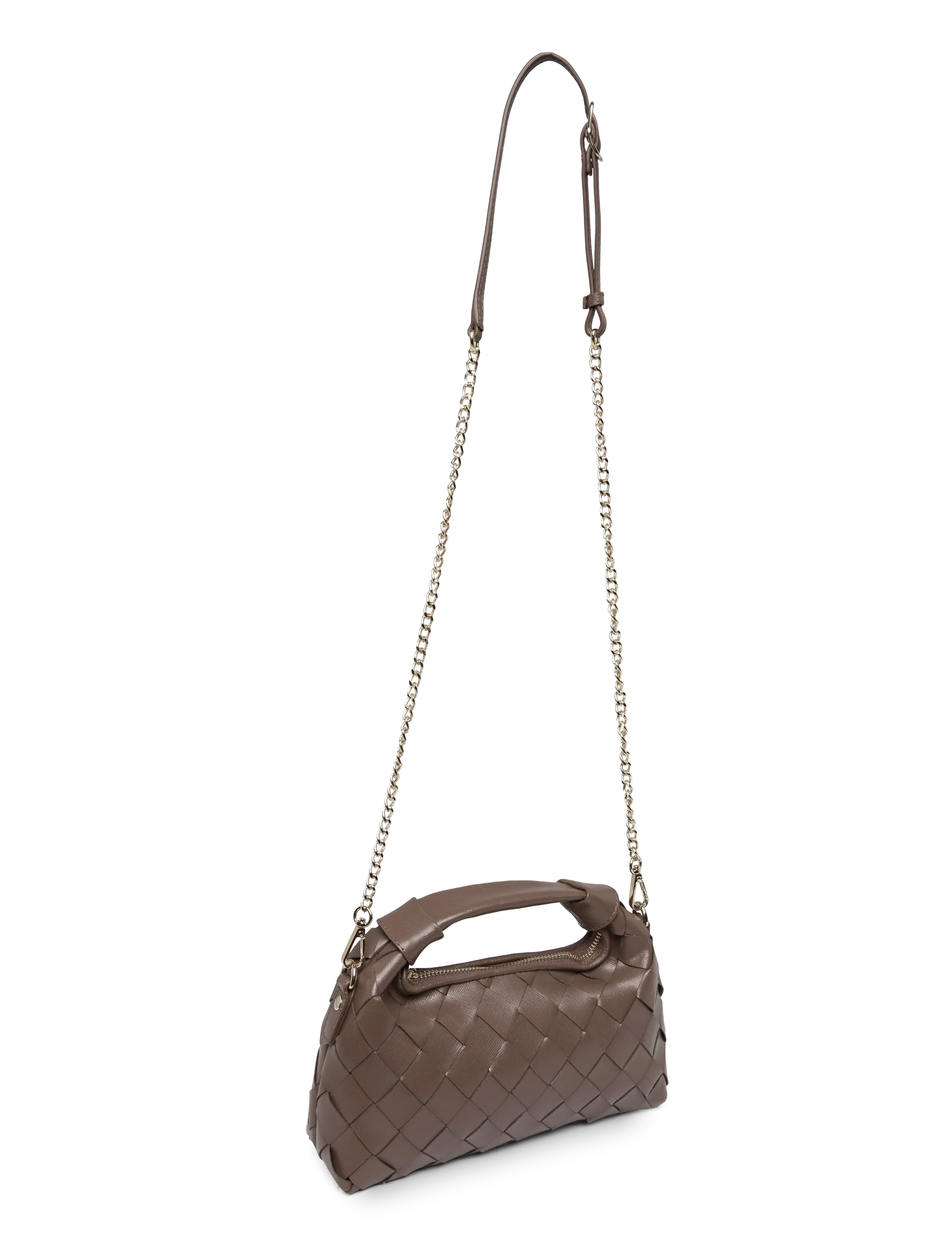 Nunoo - Mini Dandy Braided Florence Cacao w. Gold - cacao - 2