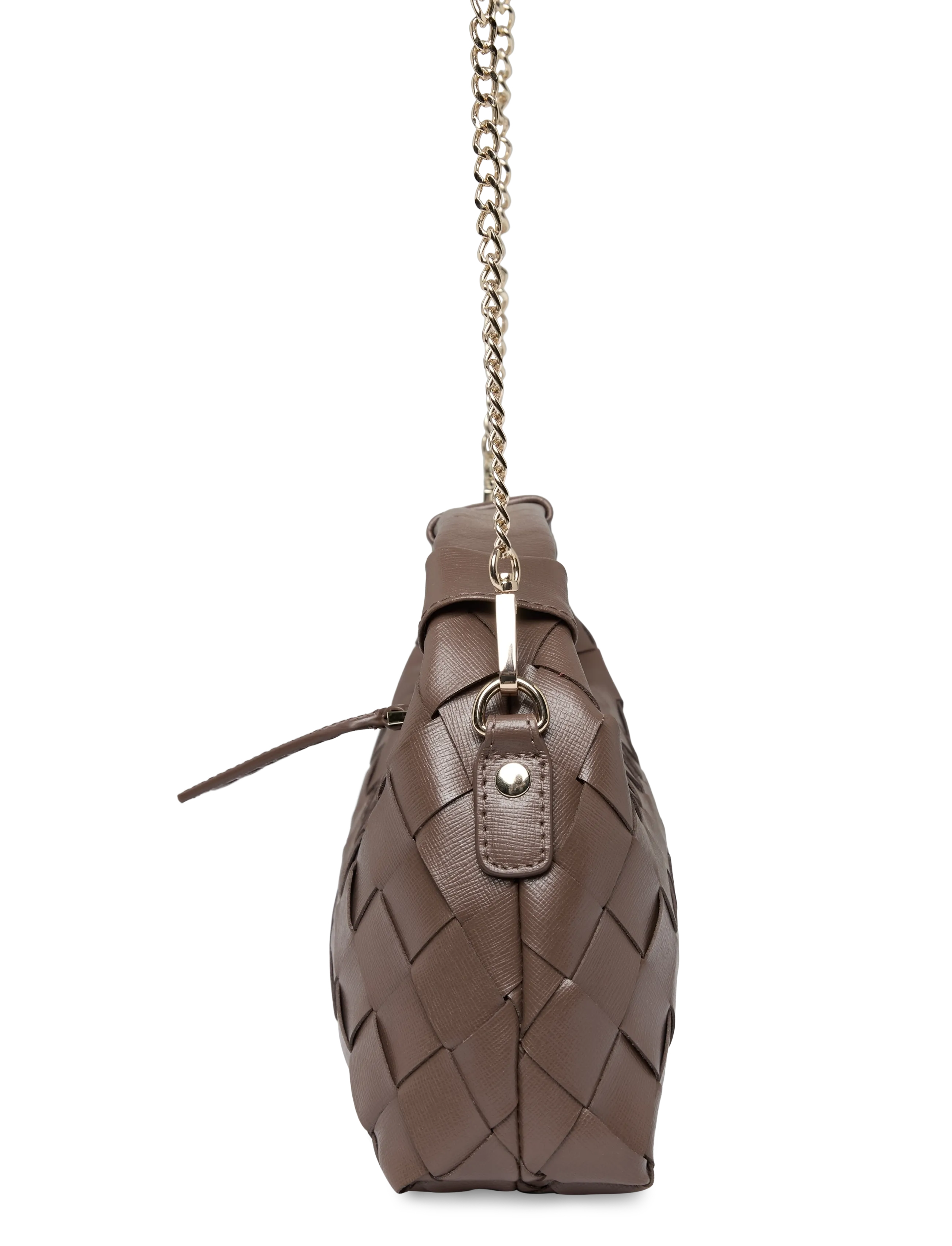 Nunoo - Mini Dandy Braided Florence Cacao w. Gold - cacao - 3