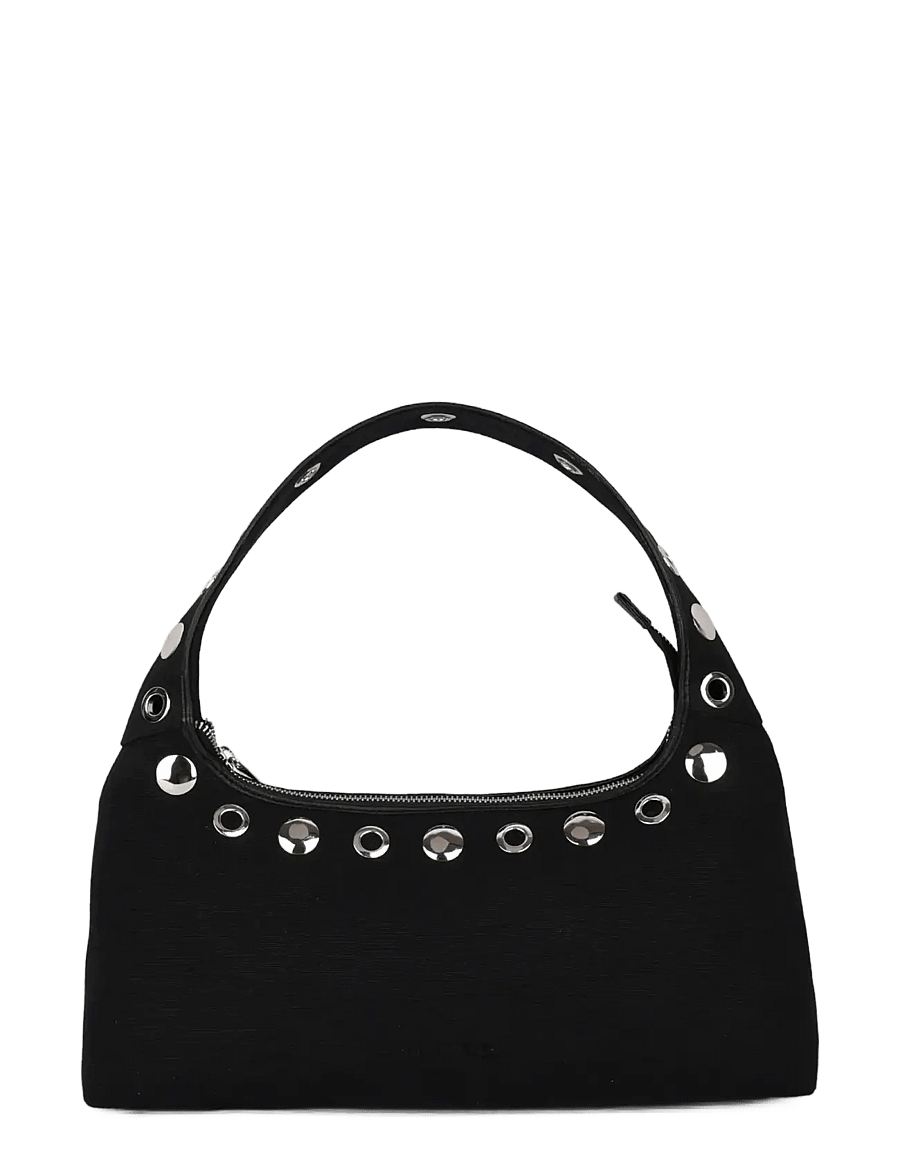 Nunoo - Large Dandy Studs Canvas Black - besondere anlässe - black - 0