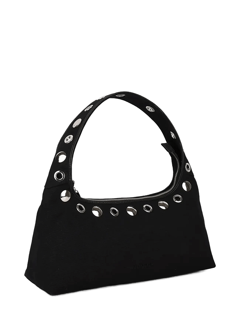 Nunoo - Large Dandy Studs Canvas Black - særlige begivenheder - black - 1