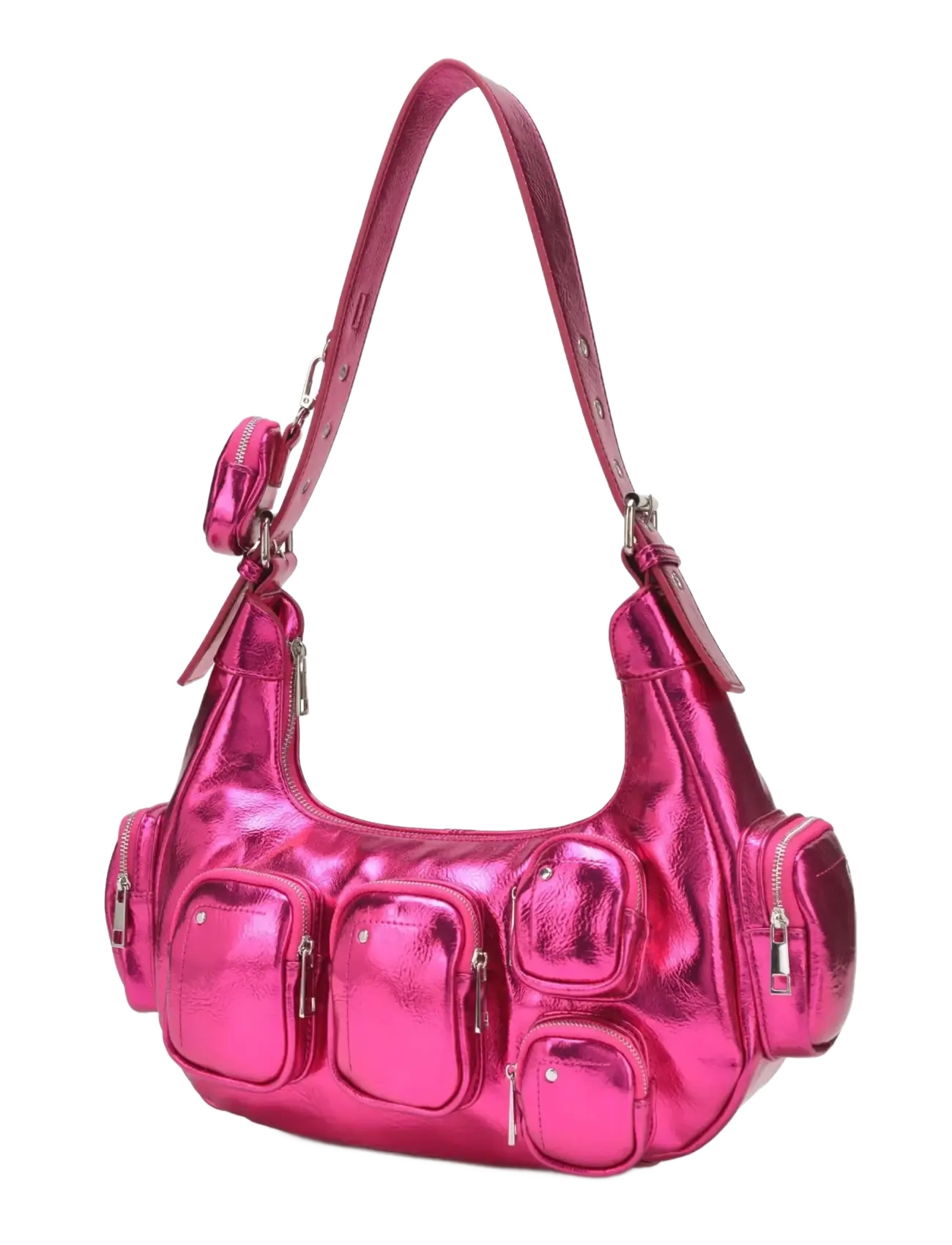 Nunoo - Sally Pocket Recycled Cool Pink - festtøj til outletpriser - pink - 1