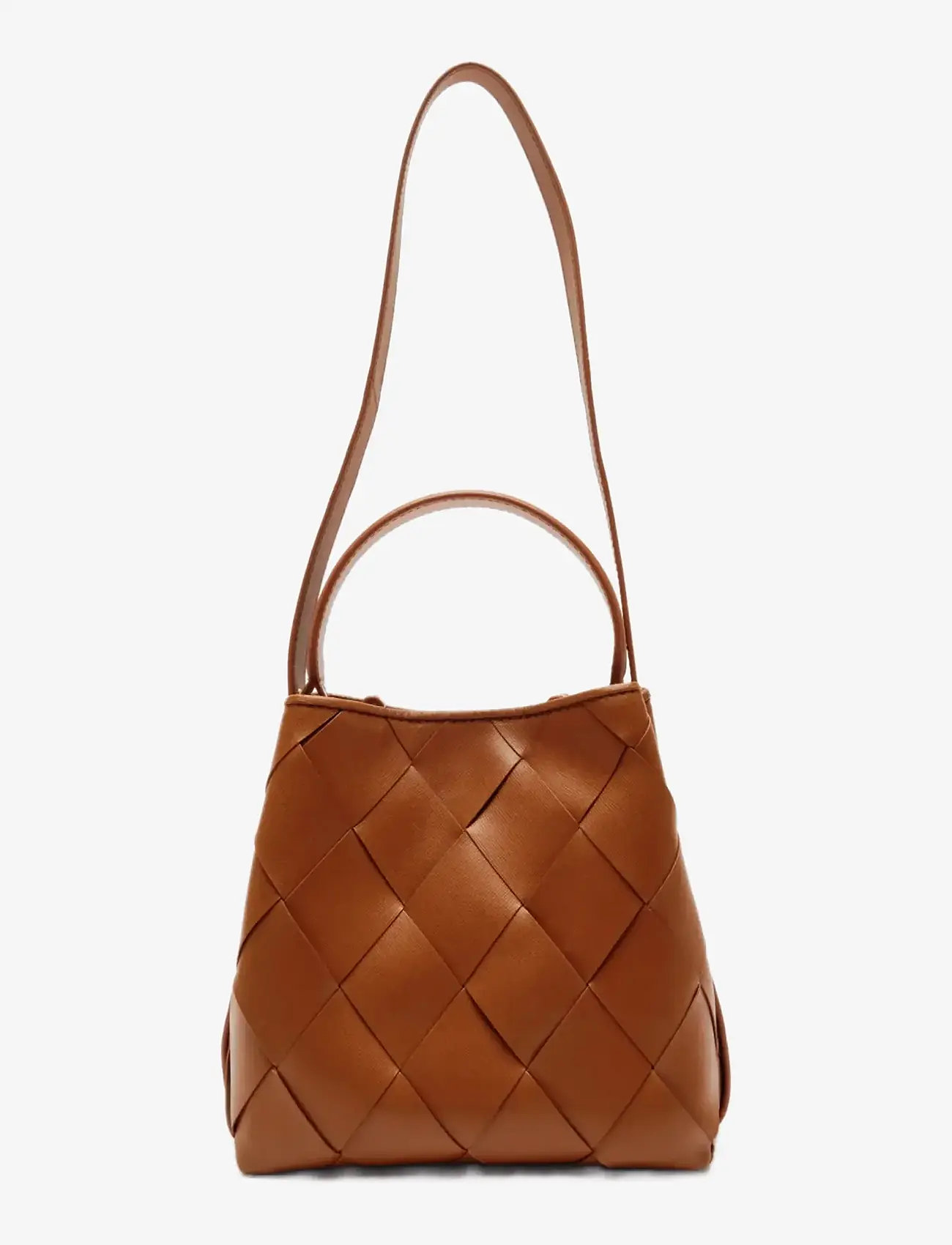 Nunoo - Small Chiara Braided Florence Brown w. Gold - hverdags stil - brown - 2