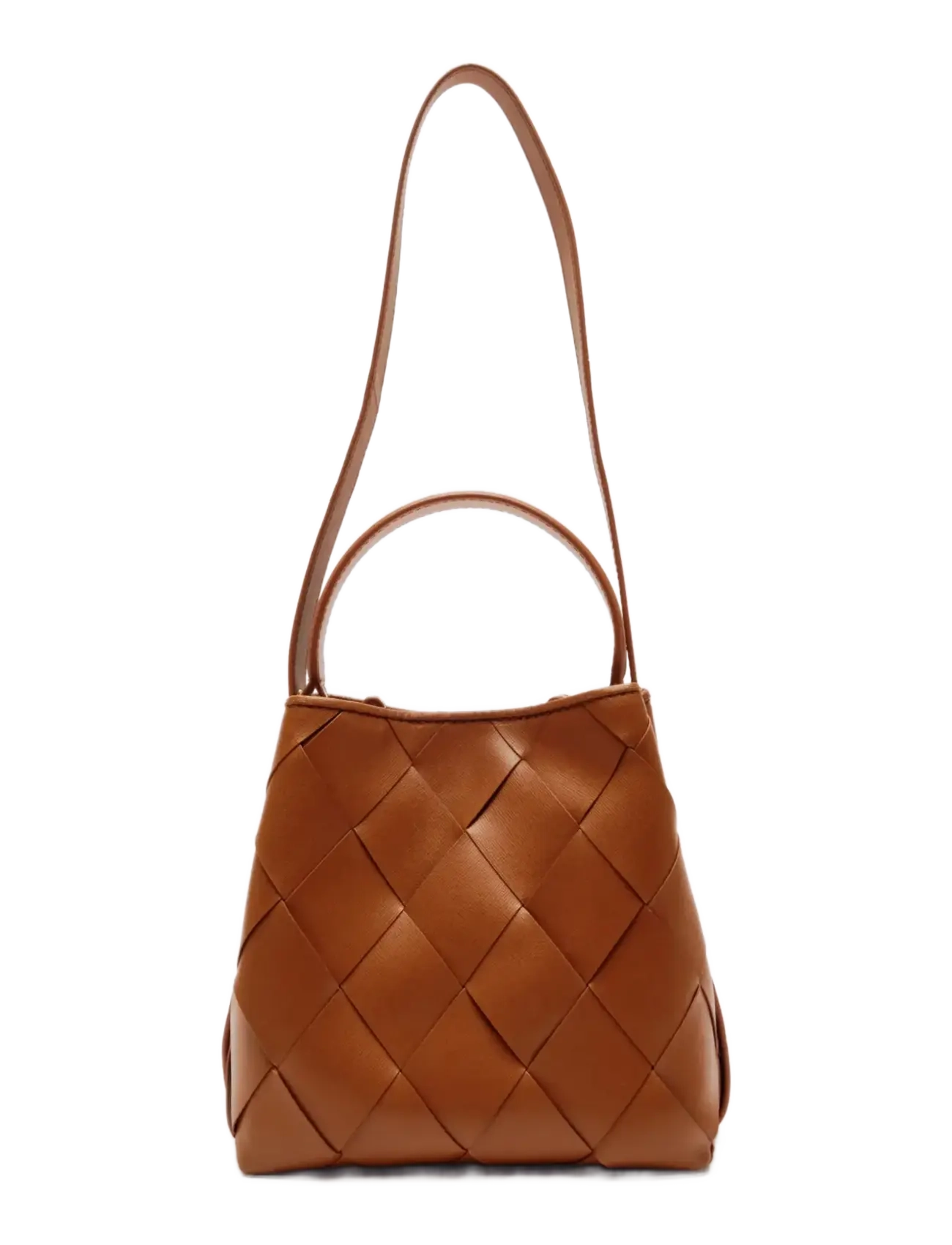 Nunoo - Small Chiara Braided Florence Brown w. Gold - alltags-style - brown - 2