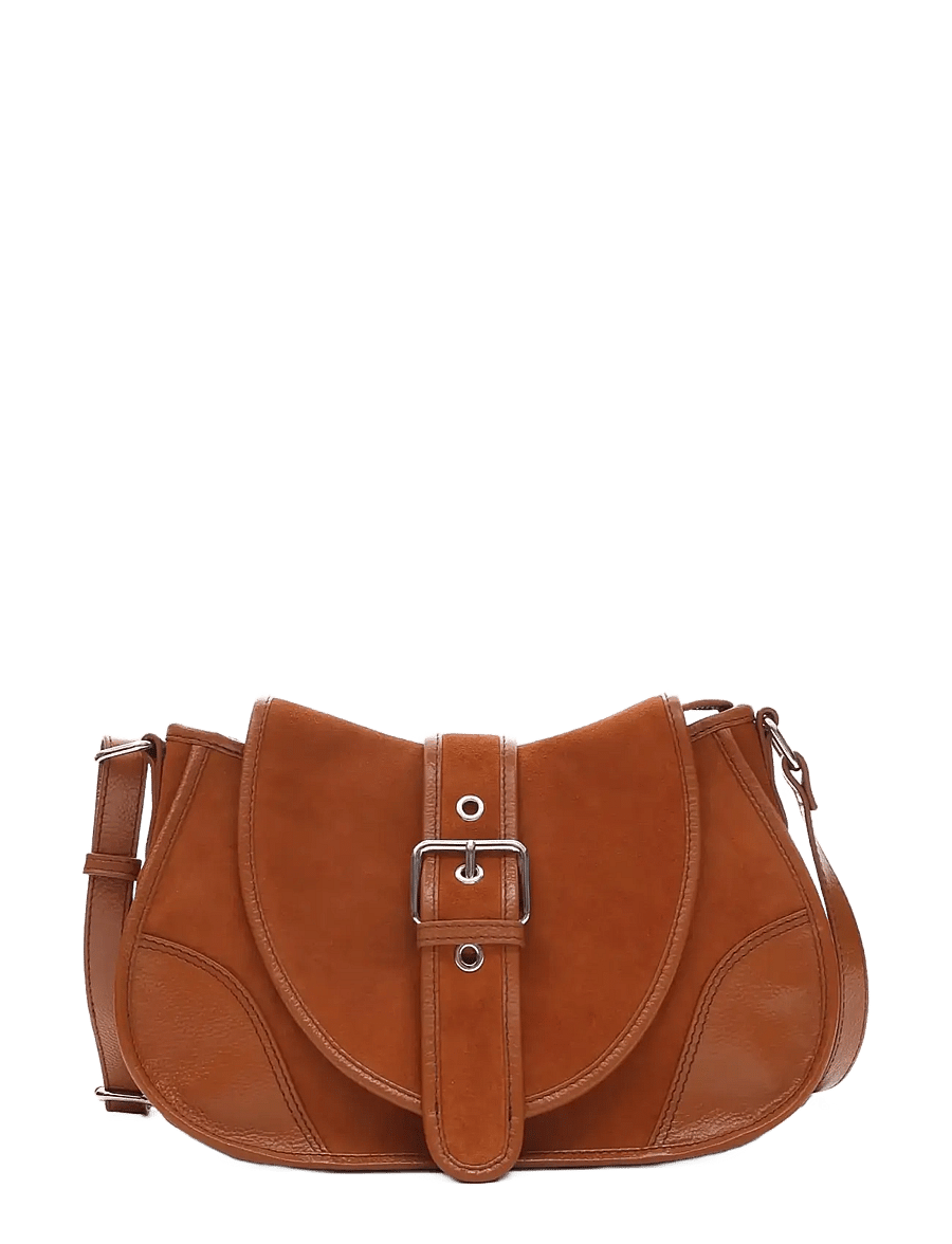Nunoo - Maria Suede Pecan Brown - umhängetaschen - pecan brown - 0