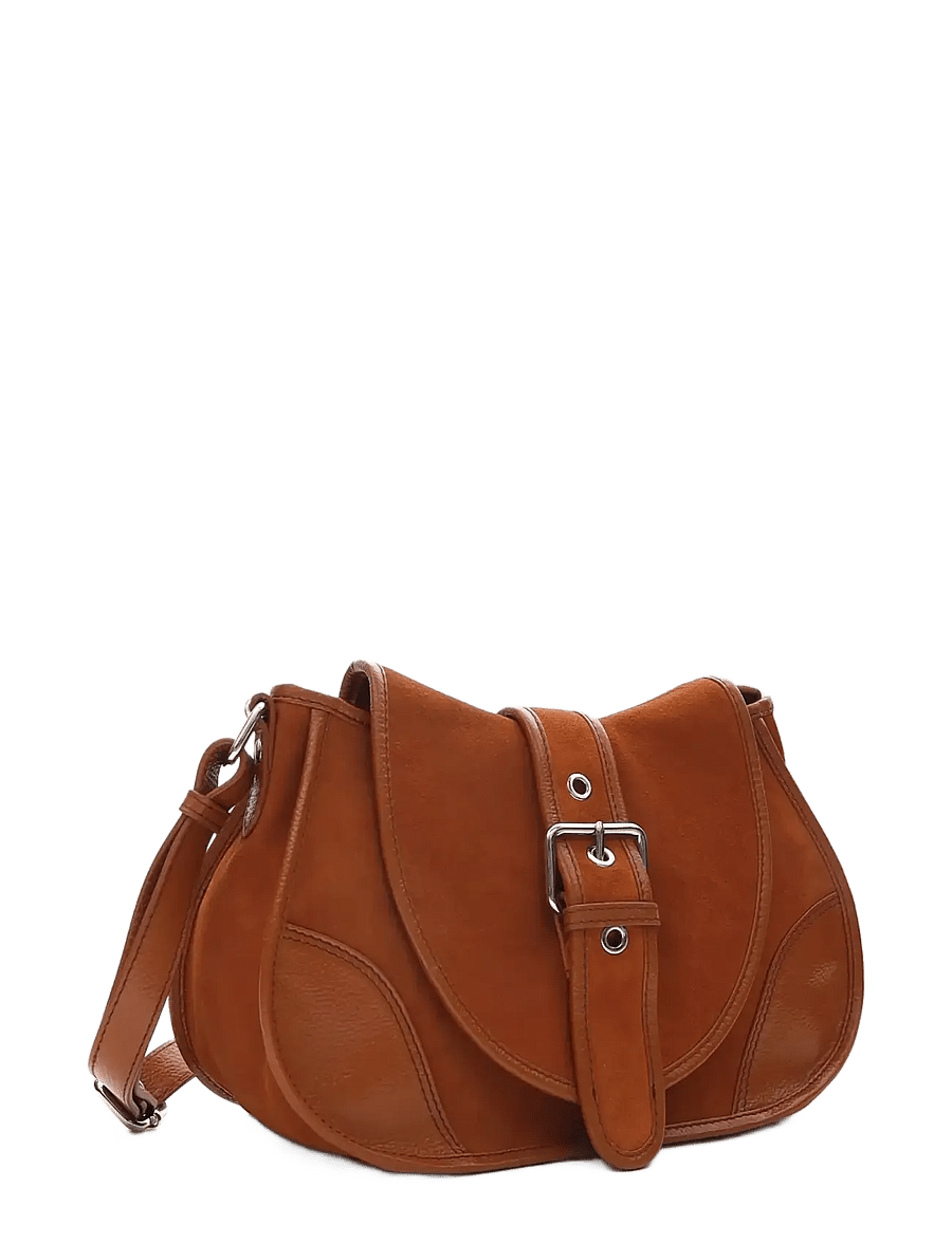 Nunoo - Maria Suede Pecan Brown - umhängetaschen - pecan brown - 1