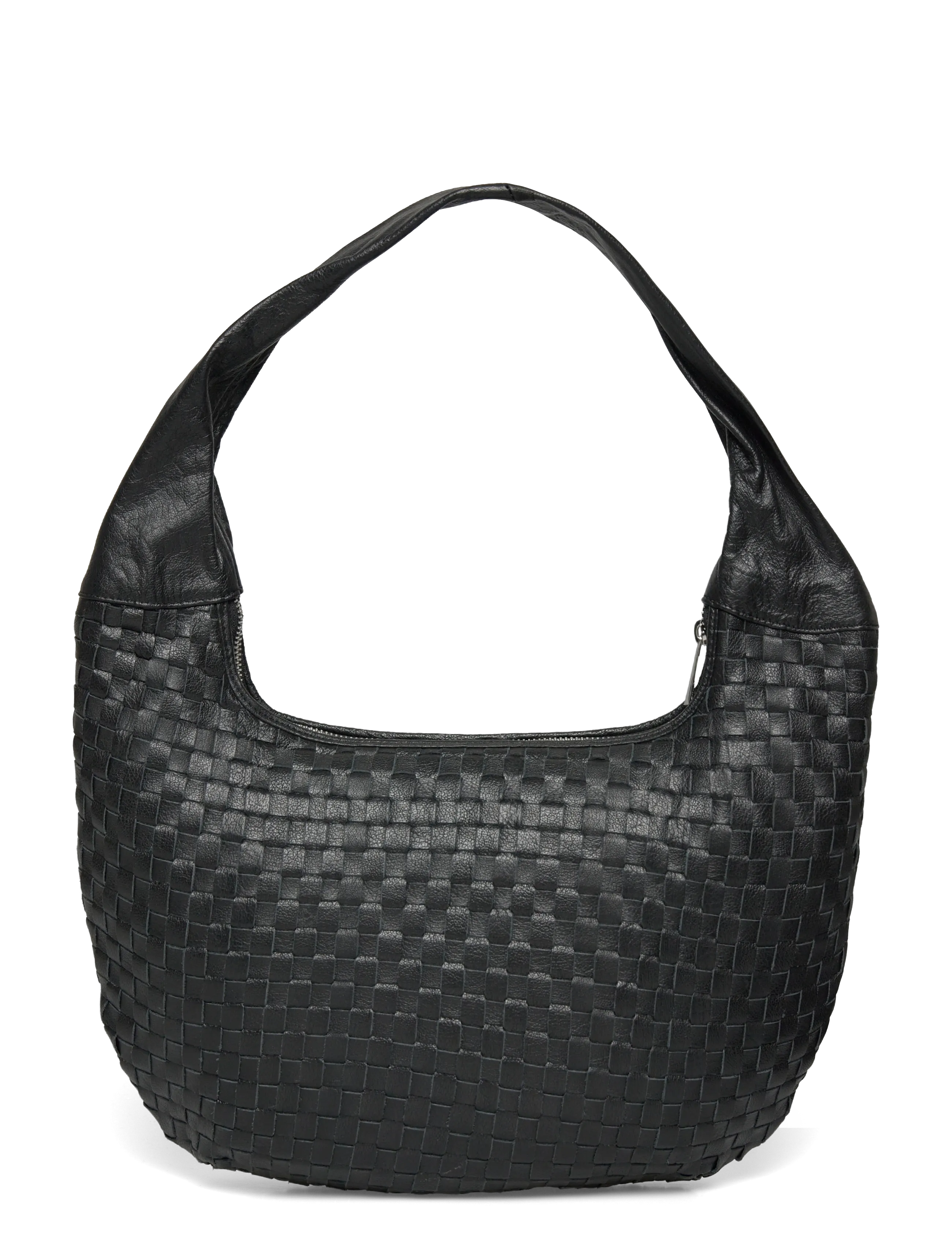 Nunoo - Small Gabi Braided Mountain Black - handtöskur - black - 1
