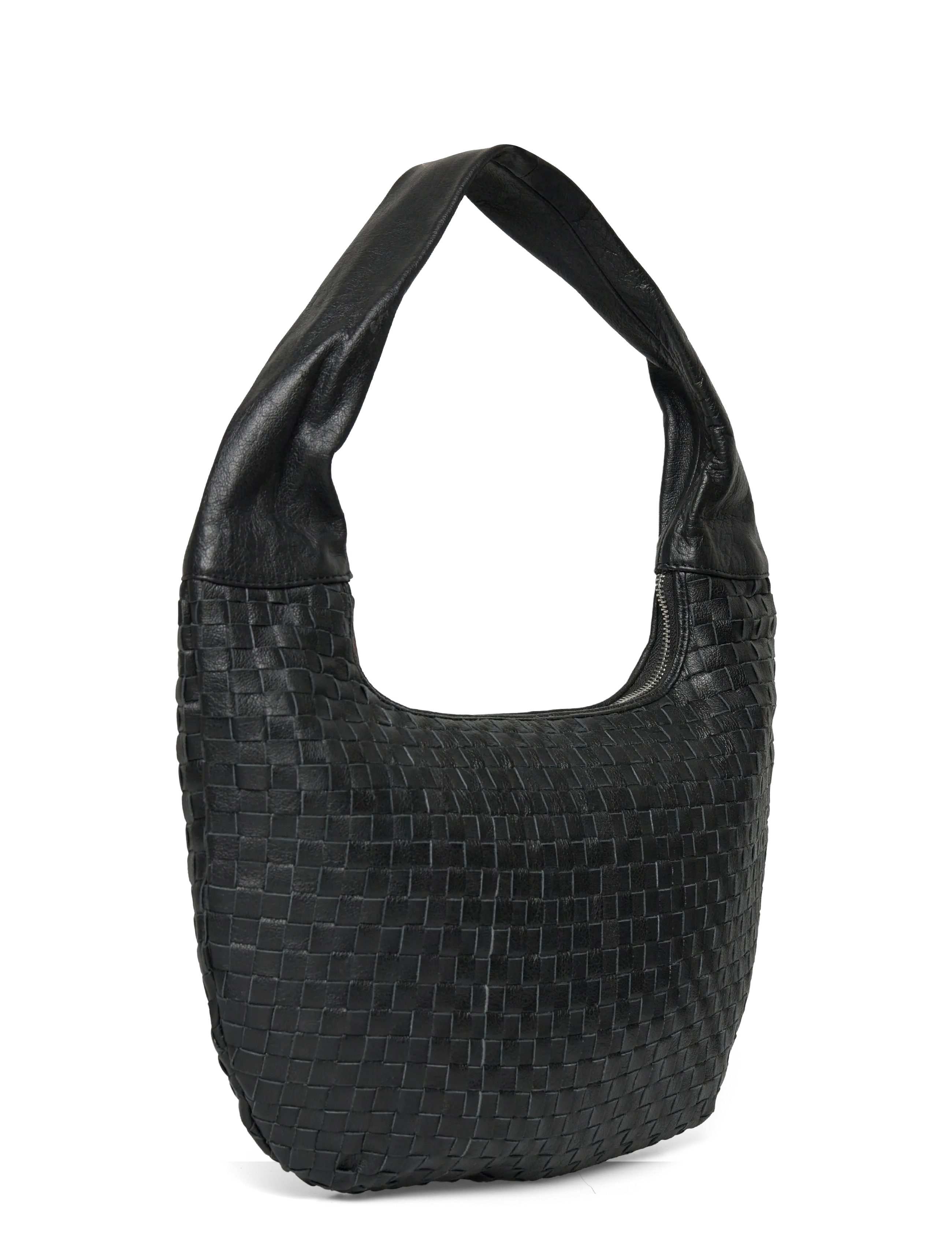 Nunoo - Small Gabi Braided Mountain Black - handtöskur - black - 2