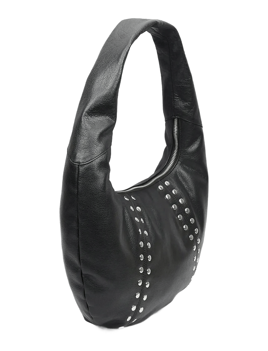 Nunoo - Small Gabi Rivet Mountain Black - Õlakotid - black - 1