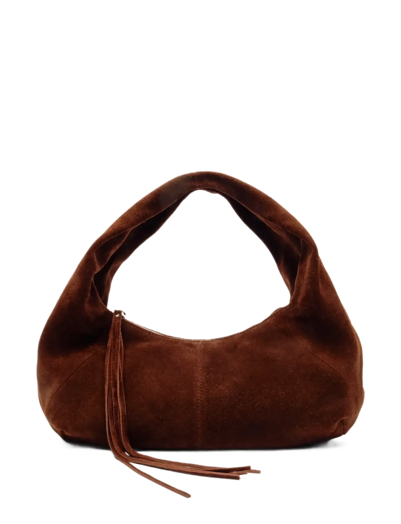 Nunoo Small Alma Suede Chocolate Núnoo x Lia - Axelremsväskor - DARK BROWN / brown
