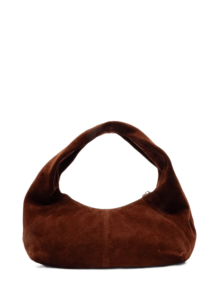 Nunoo - Small Alma Suede Chocolate Núnoo x Lia - rokassomas - dark brown - 2