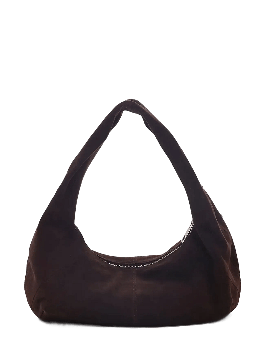 Nunoo - Small Alma Rivet Suede Chocolate - schultertaschen - chocolate - 2