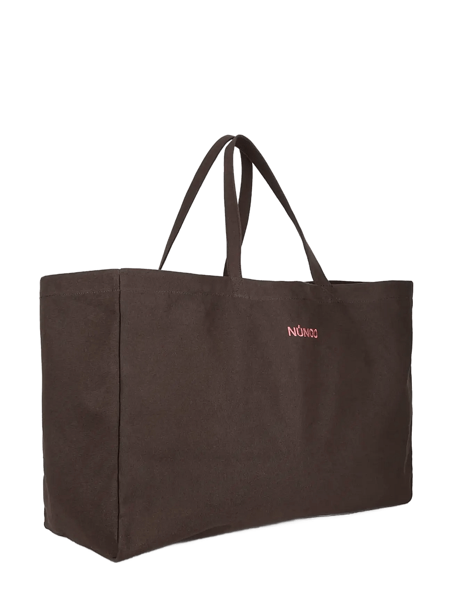 Nunoo - Alia Canvas Chocolate - totes - chocolate - 1