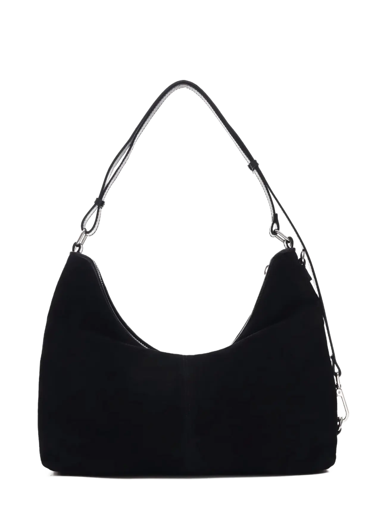 Nunoo - Rio Suede Black - shoulder bags - black - 2