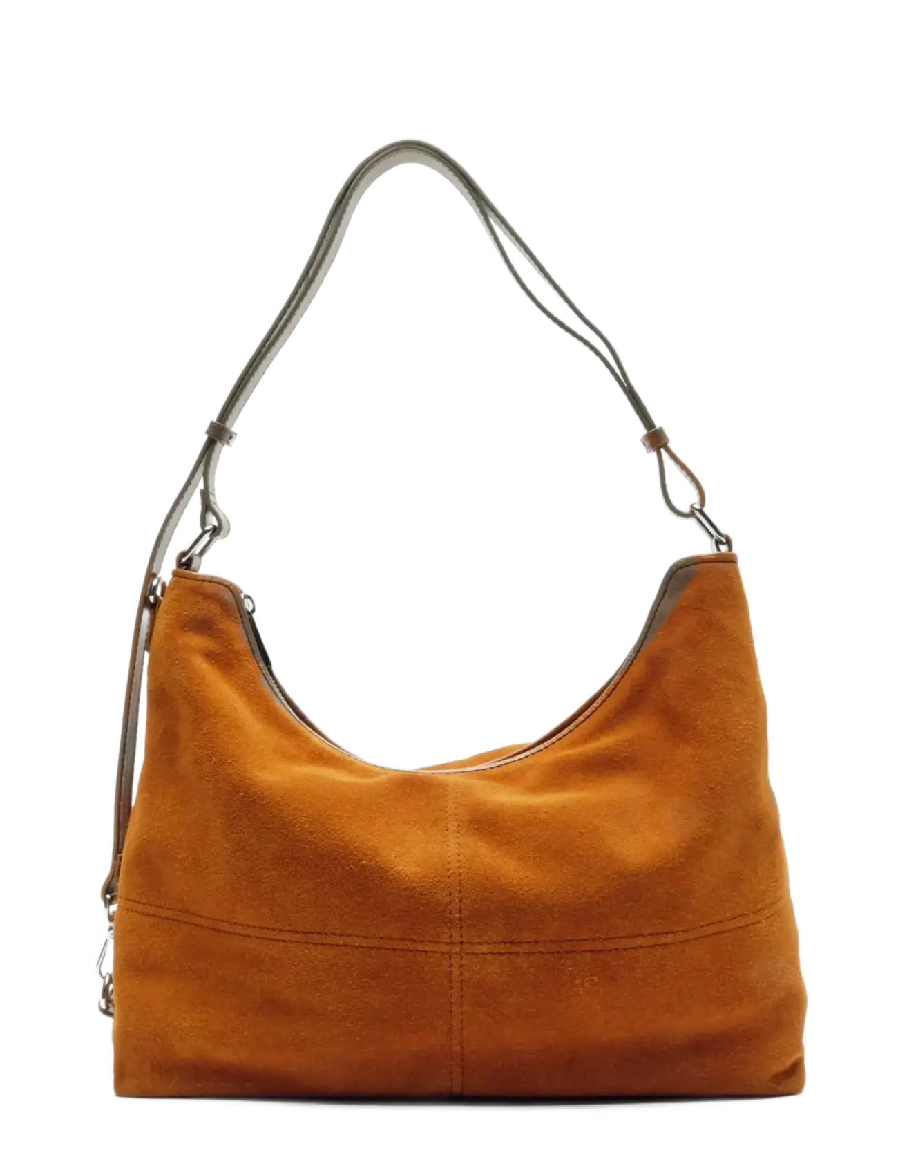 Nunoo Rio Suede Pecan Brown, One Size, Brown, Tasker > Små Skuldertasker-Crossbody-Tasker, Dame