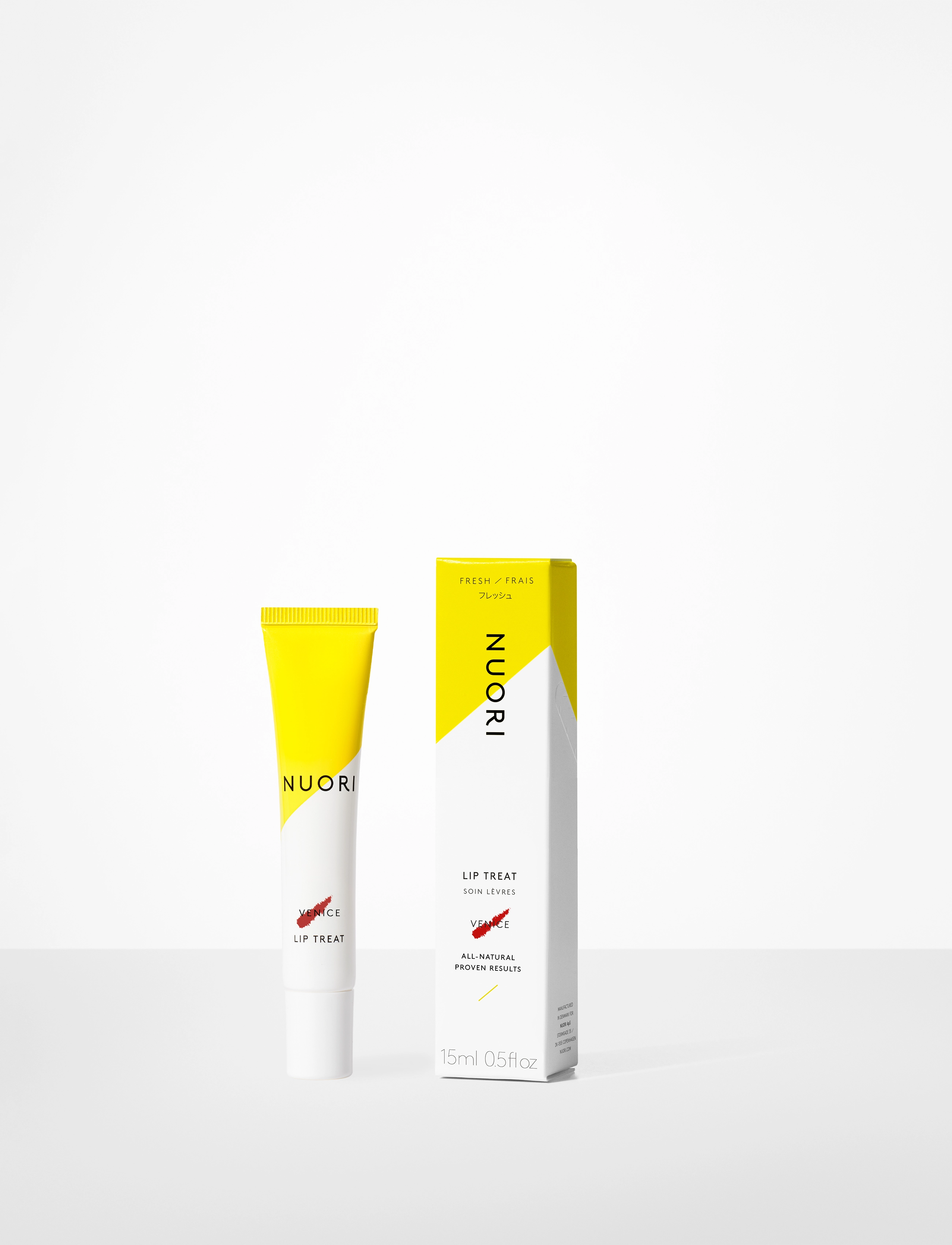 Nuori - Lip Treat Venice - læbepomade - clear - 3