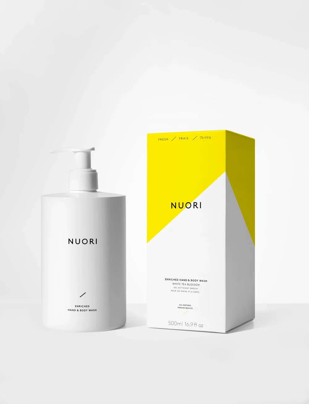 Nuori - NUORI Enriched Hand & Body Wash - sturtugel - clear - 4