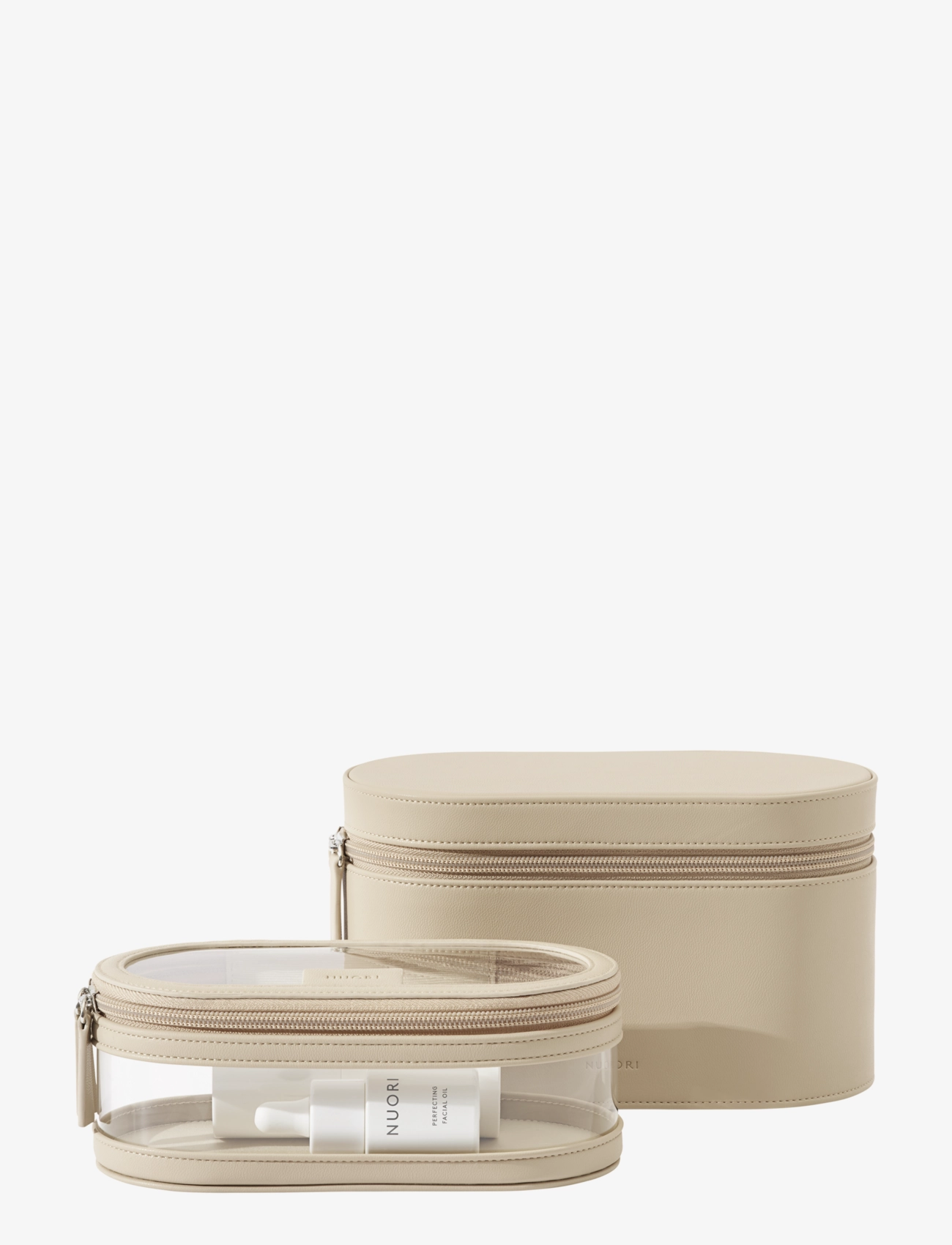 Nuori Getaway Travel Case Set Neutral, Rejse Toilettaske Sæt, Beige, Str: ONE SIZE