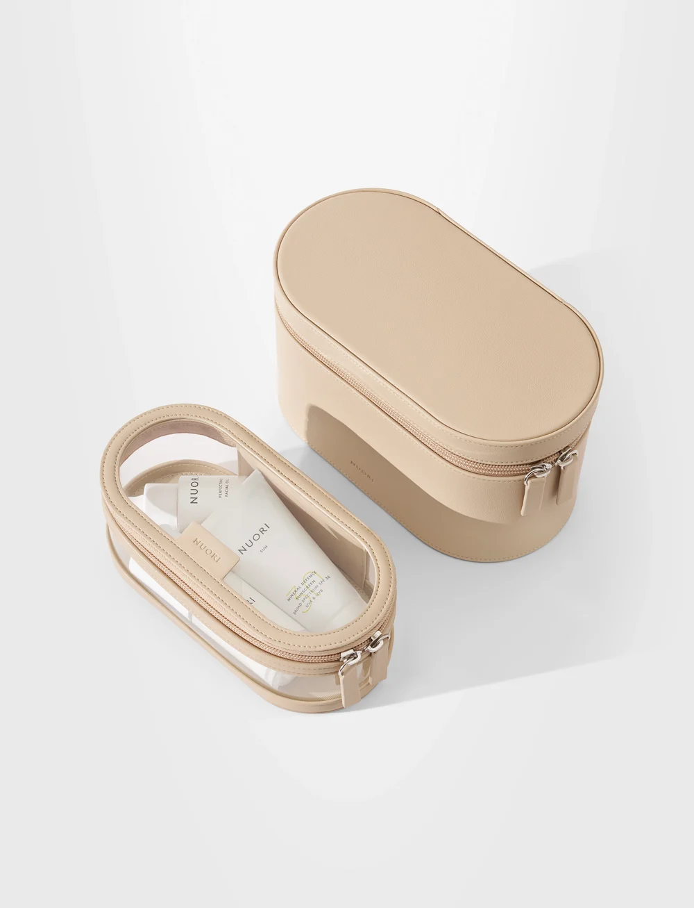 Nuori - NUORI Getaway Travel Case Set - Neutral - makeup - neutral - 3