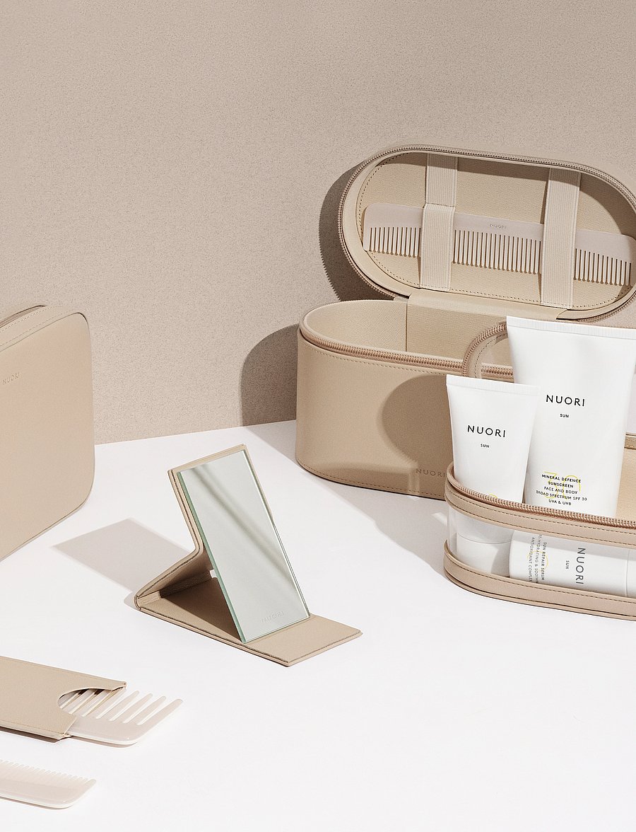 Nuori - NUORI Getaway Travel Case Set - Neutral - gavesæt - neutral - 4