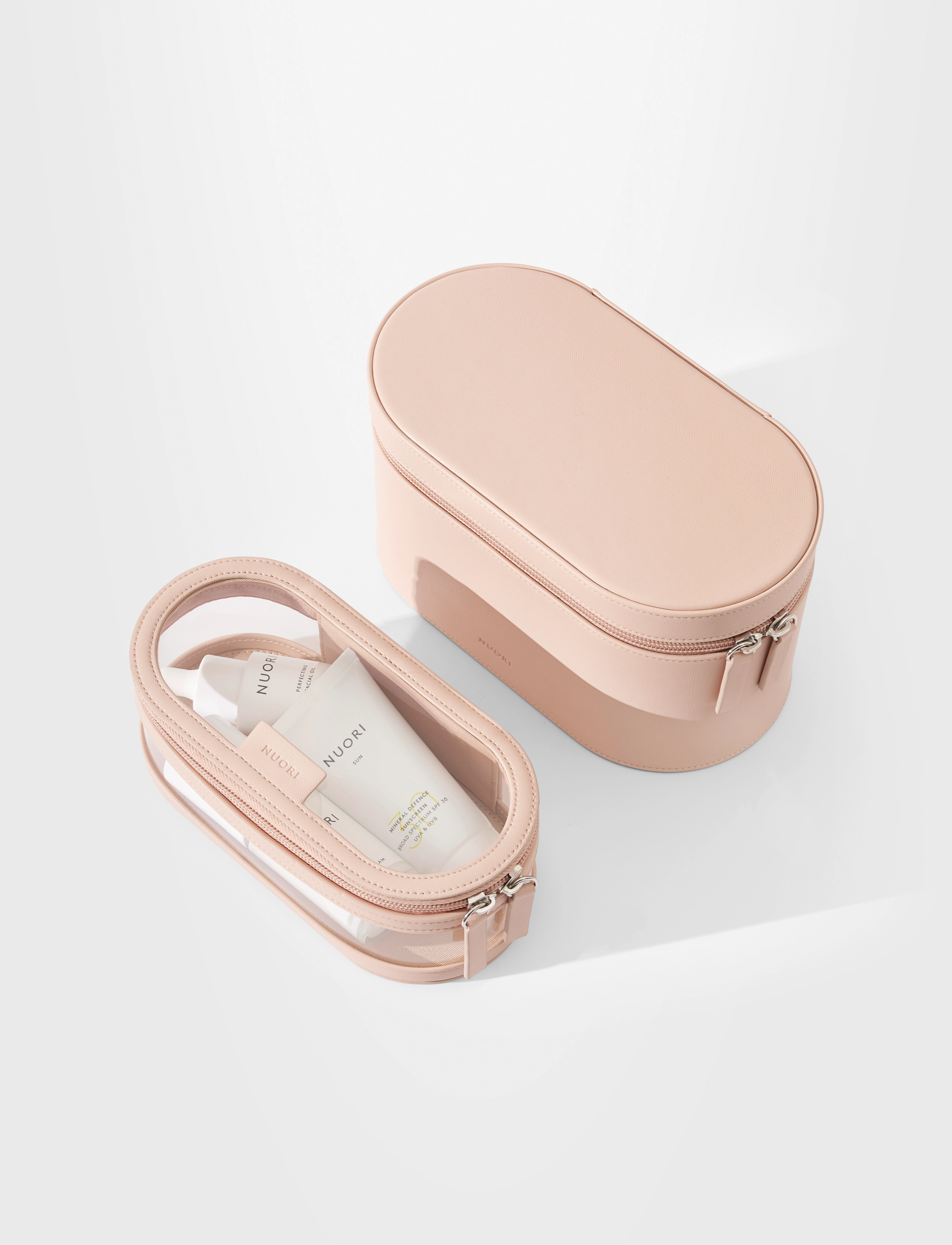Nuori - NUORI Getaway Travel Case Set - Rose - gavesett - rose - 3