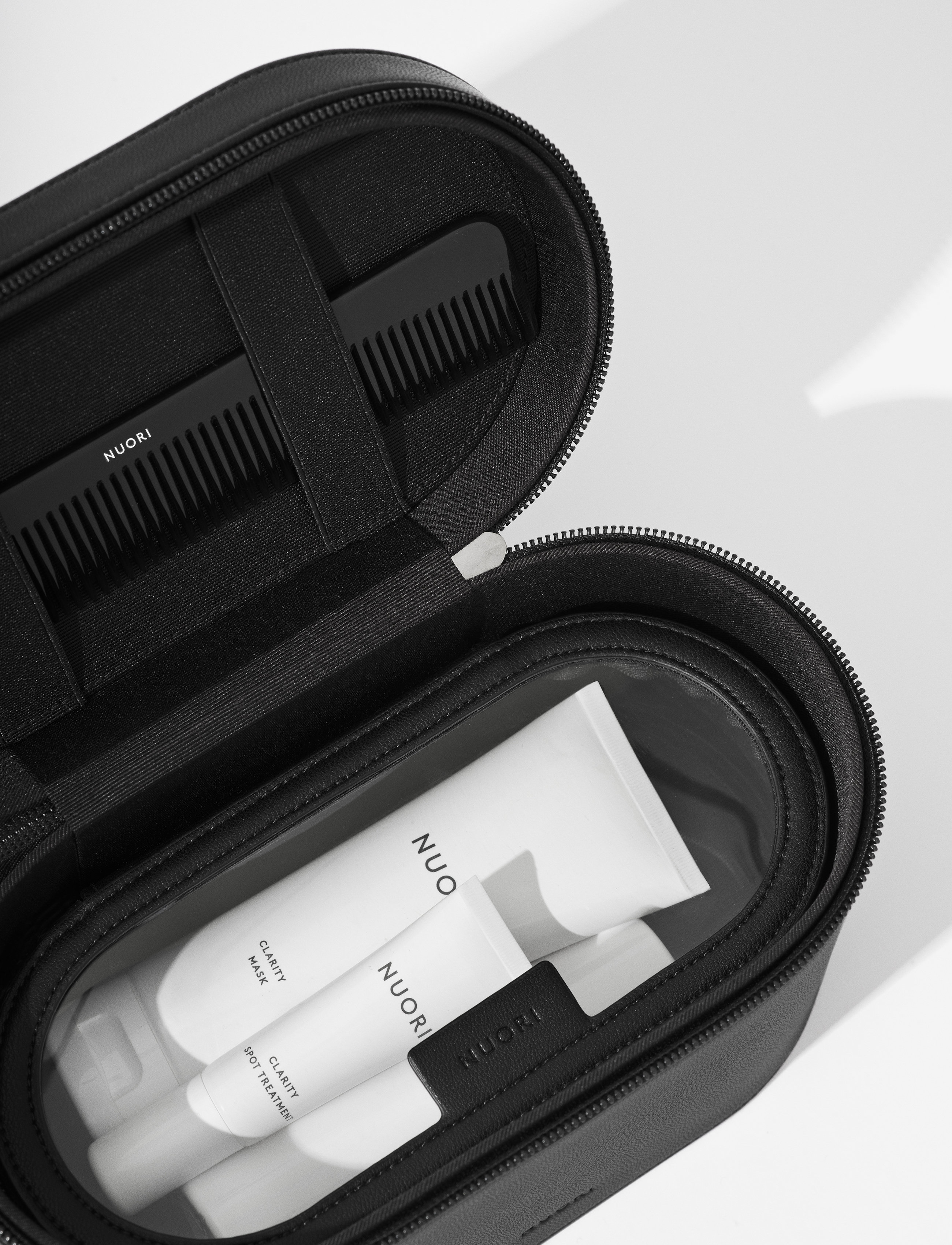 Nuori - Getaway Travel Case Set - Black - lahjapakkaukset - black - 2