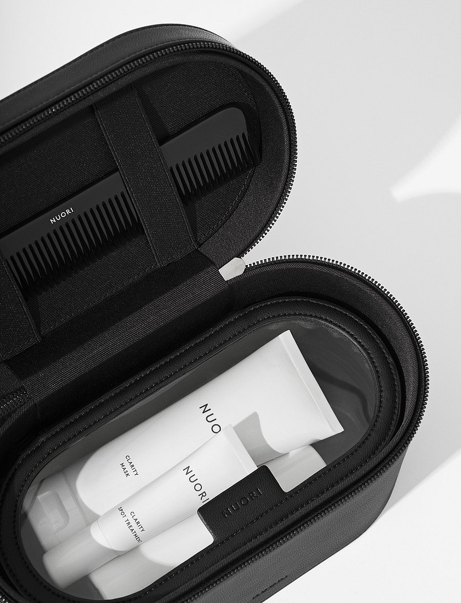 Nuori - Getaway Travel Case Set - Black - gavesæt - black - 2