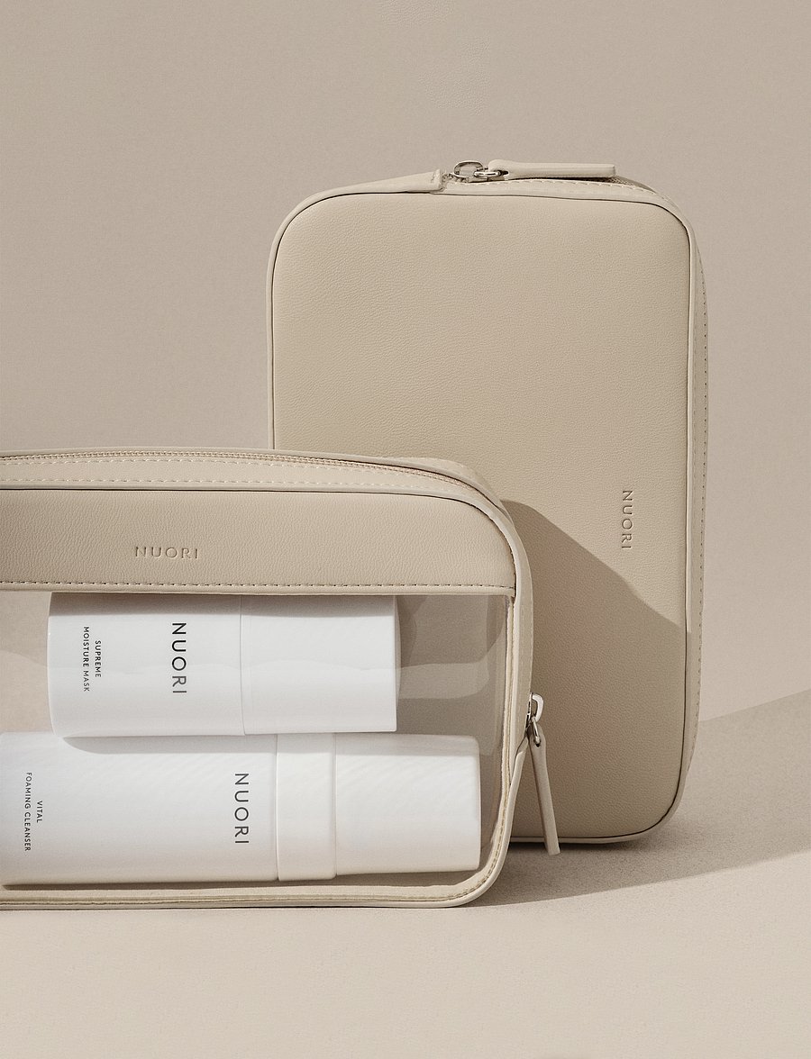 Nuori - Sideway Travel Case Set - Neutral - gavesæt - neutral - 3