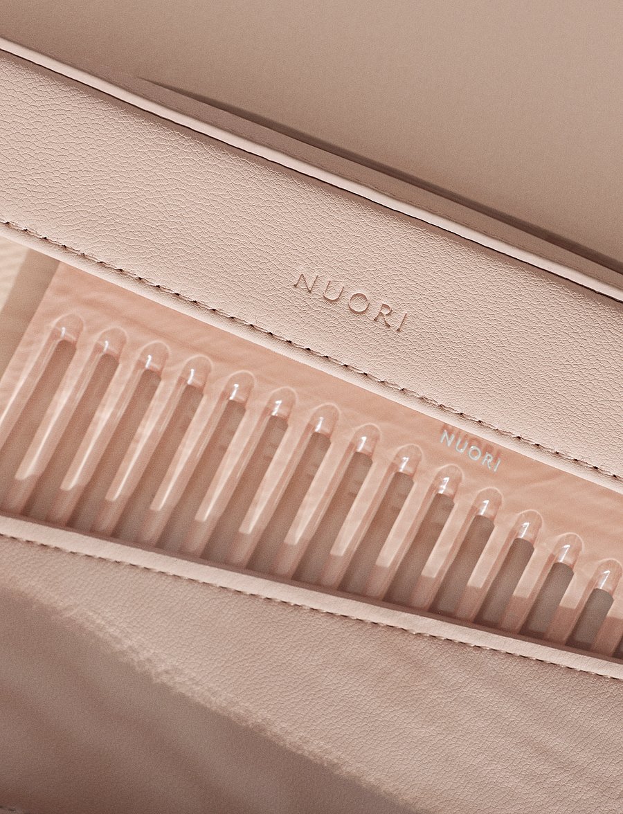 Nuori - Sideway Travel Case Set - Rose - gavesæt - rose - 4