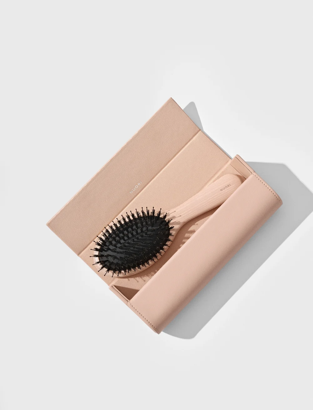 Nuori - Revitalizing Hair Brush Small - Rose - paddelborste - rose - 0