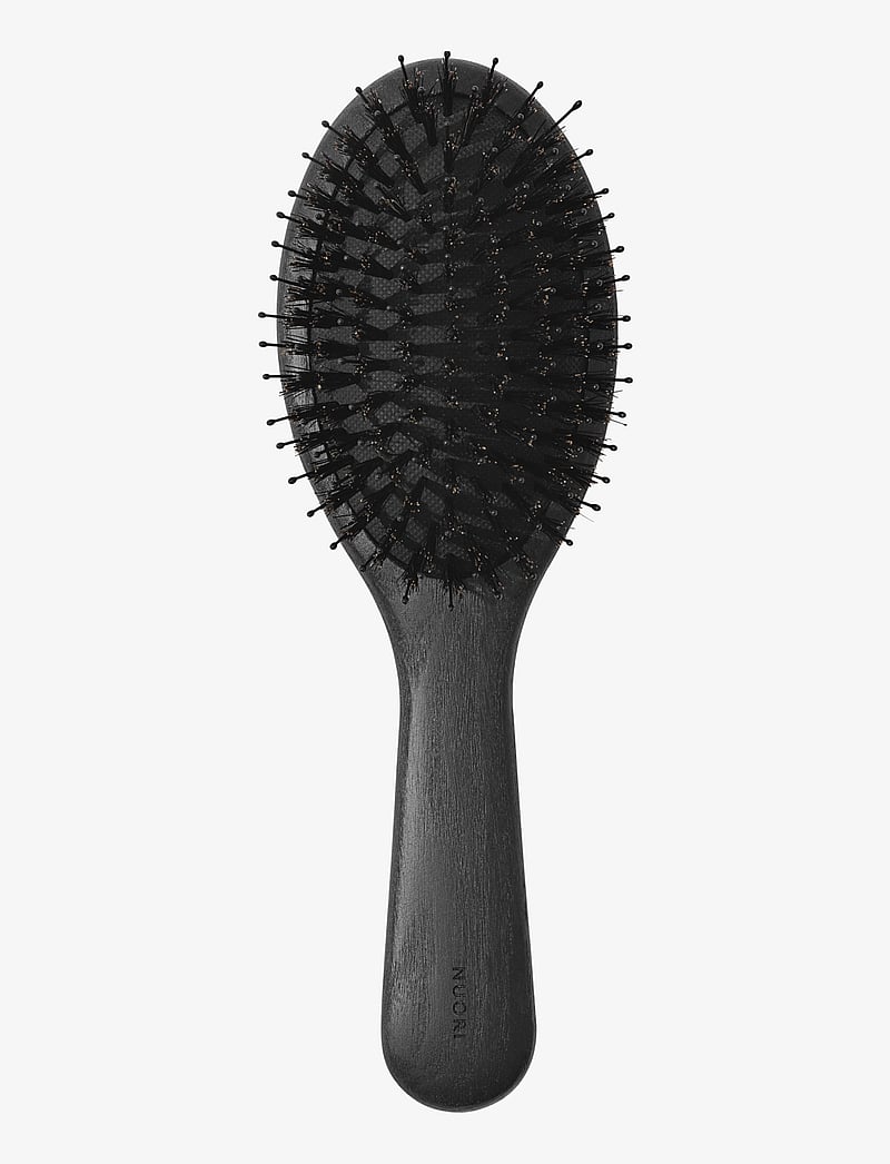 Nuori - Revitalizing Hair Brush Small - Black - paddelborste - black - 1