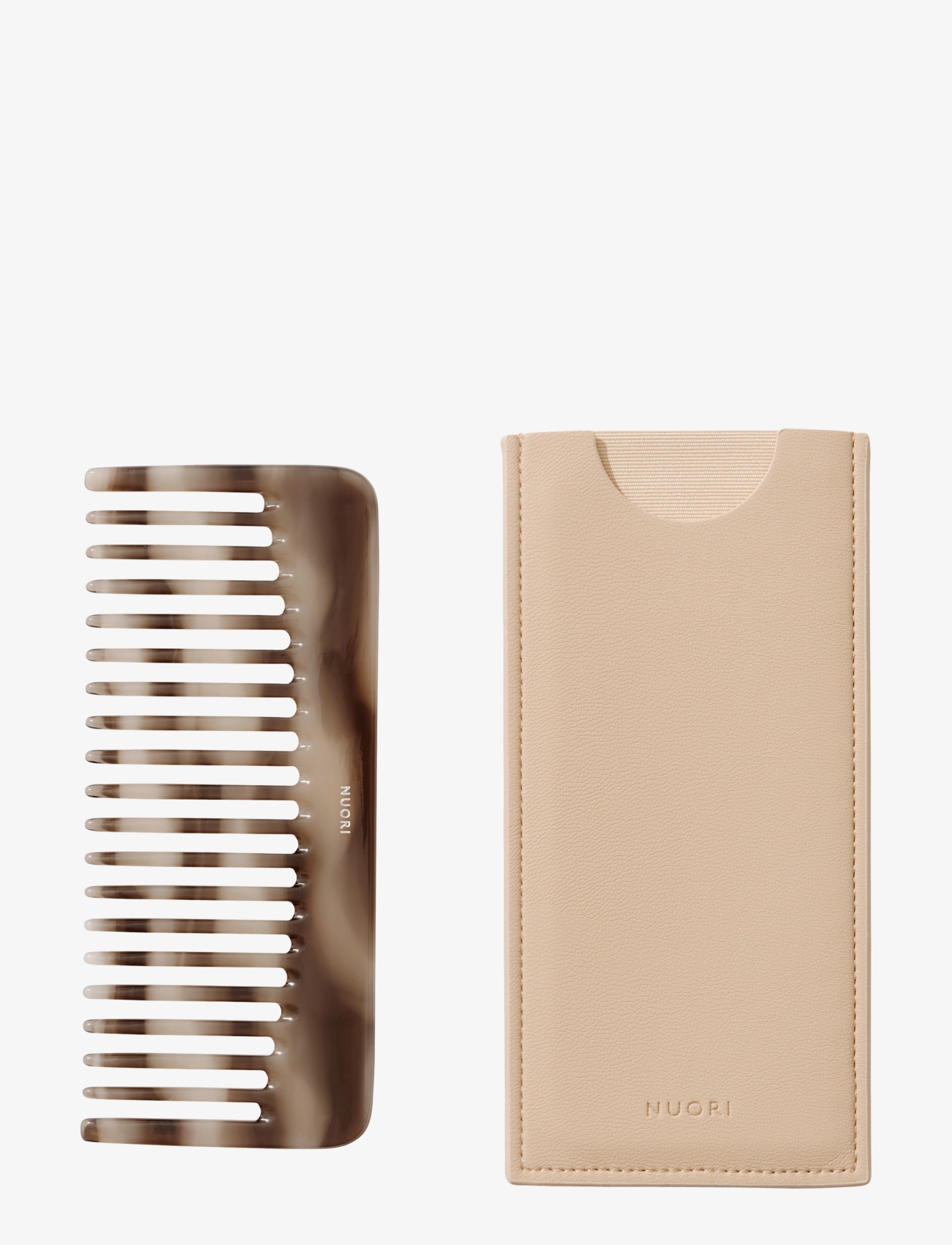 Nuori Detangling Comb - Neutral Tortoise - Hårbørster & kammer - NEUTRAL / natural