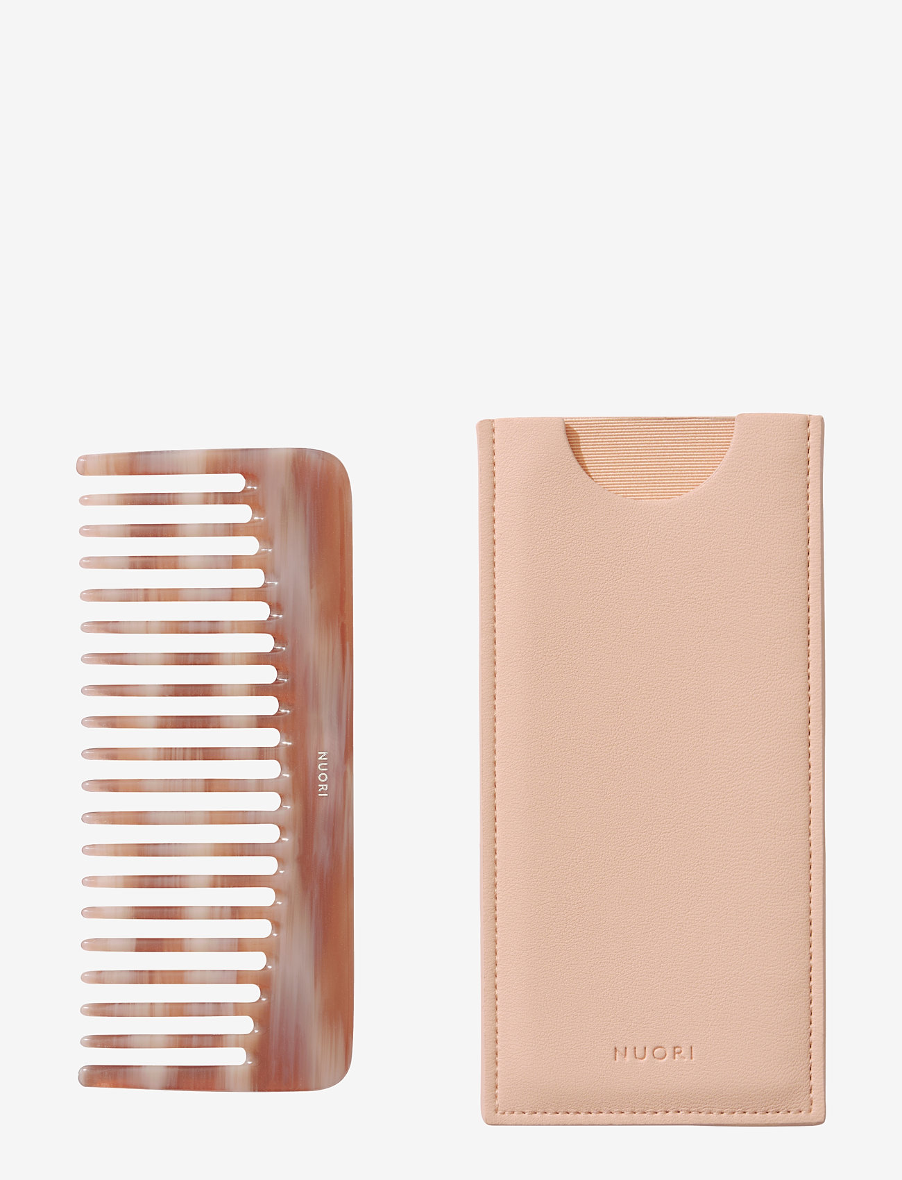 Nuori - Detangling Comb - Rose Tortoise - kammar - rose - 1