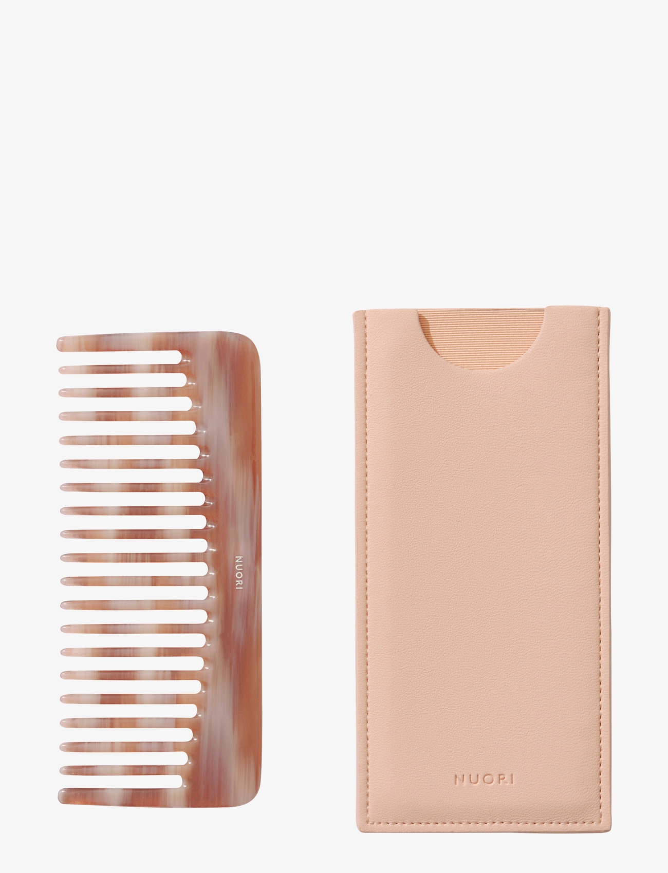 Nuori - Detangling Comb - Rose Tortoise - rose - 1