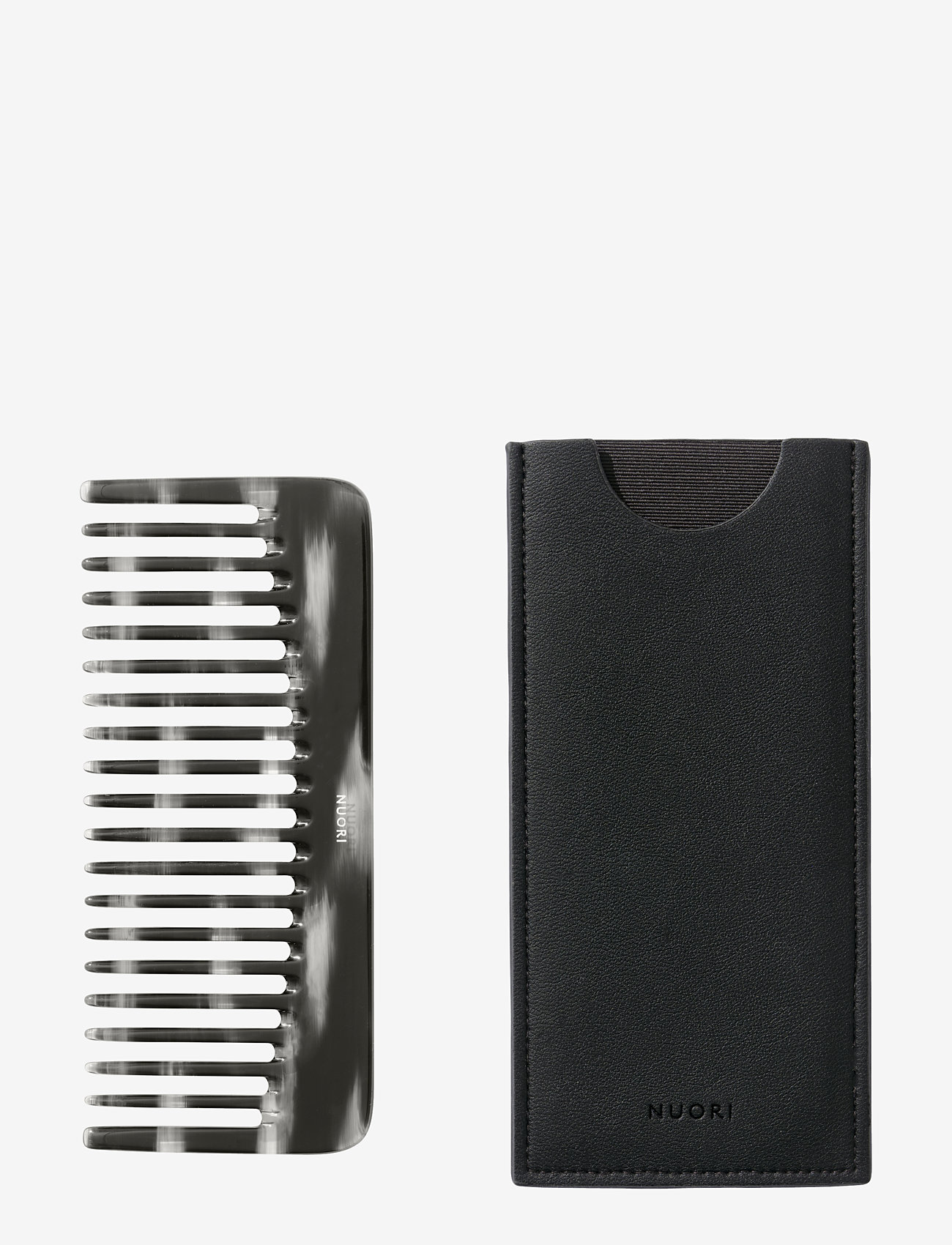 Nuori - Detangling Comb - Black Tortoise - hårborstar & kammar - black - 1