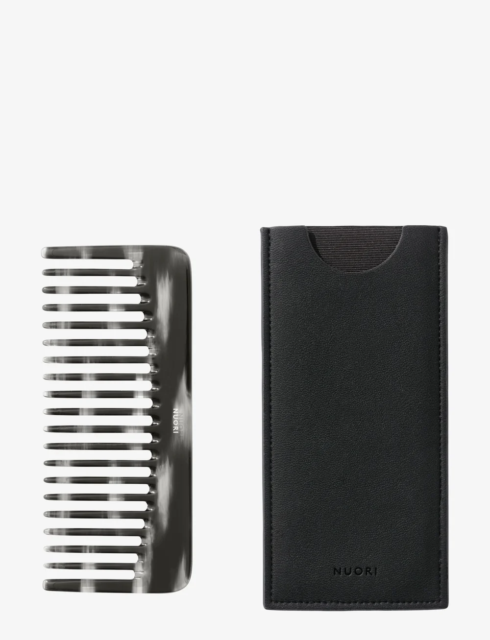 Nuori - Detangling Comb - Black Tortoise - hårborstar & kammar - black - 1