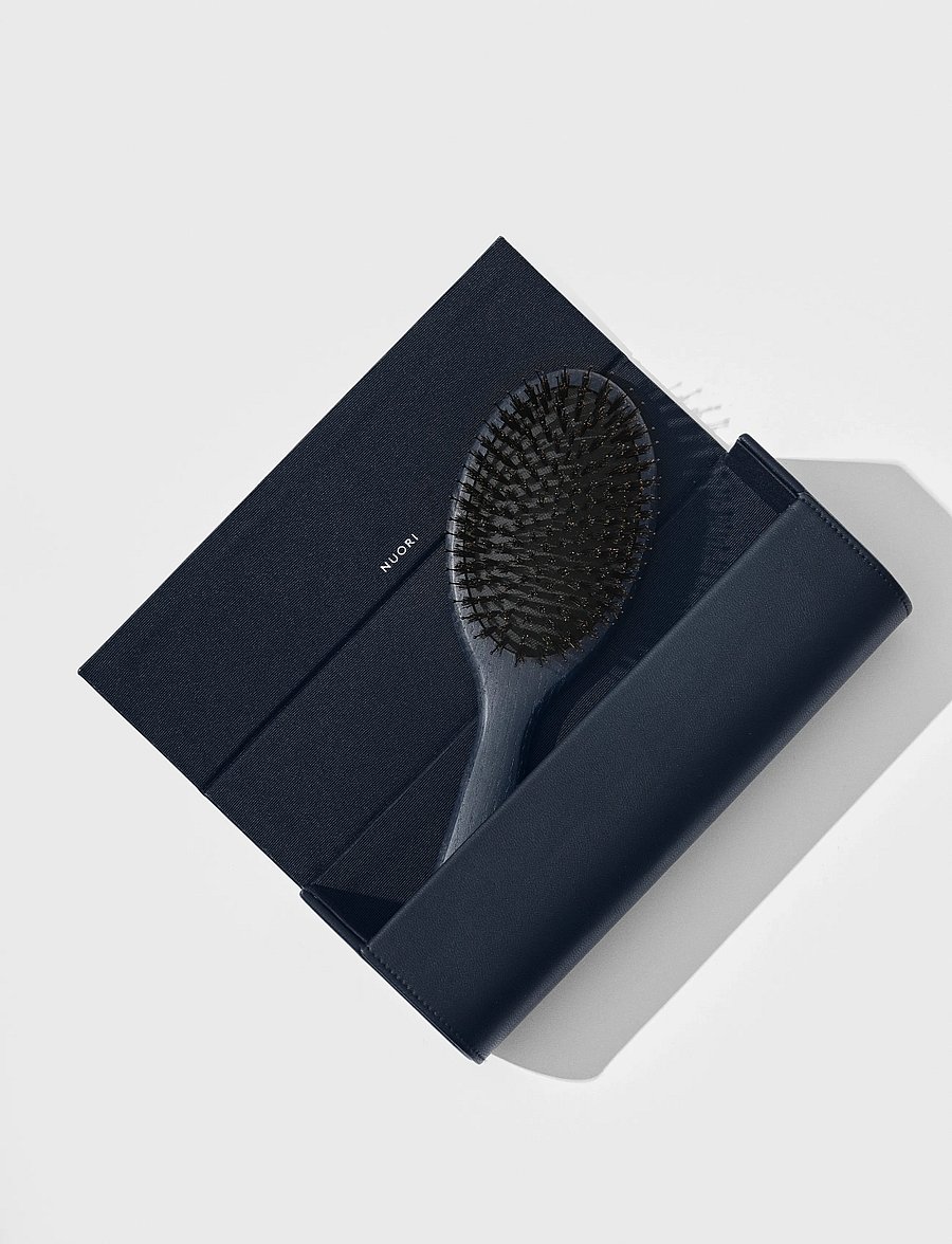 Nuori - Revitalizing Hair Brush, Large - Ocean - udredningsbørster - ocean - 0