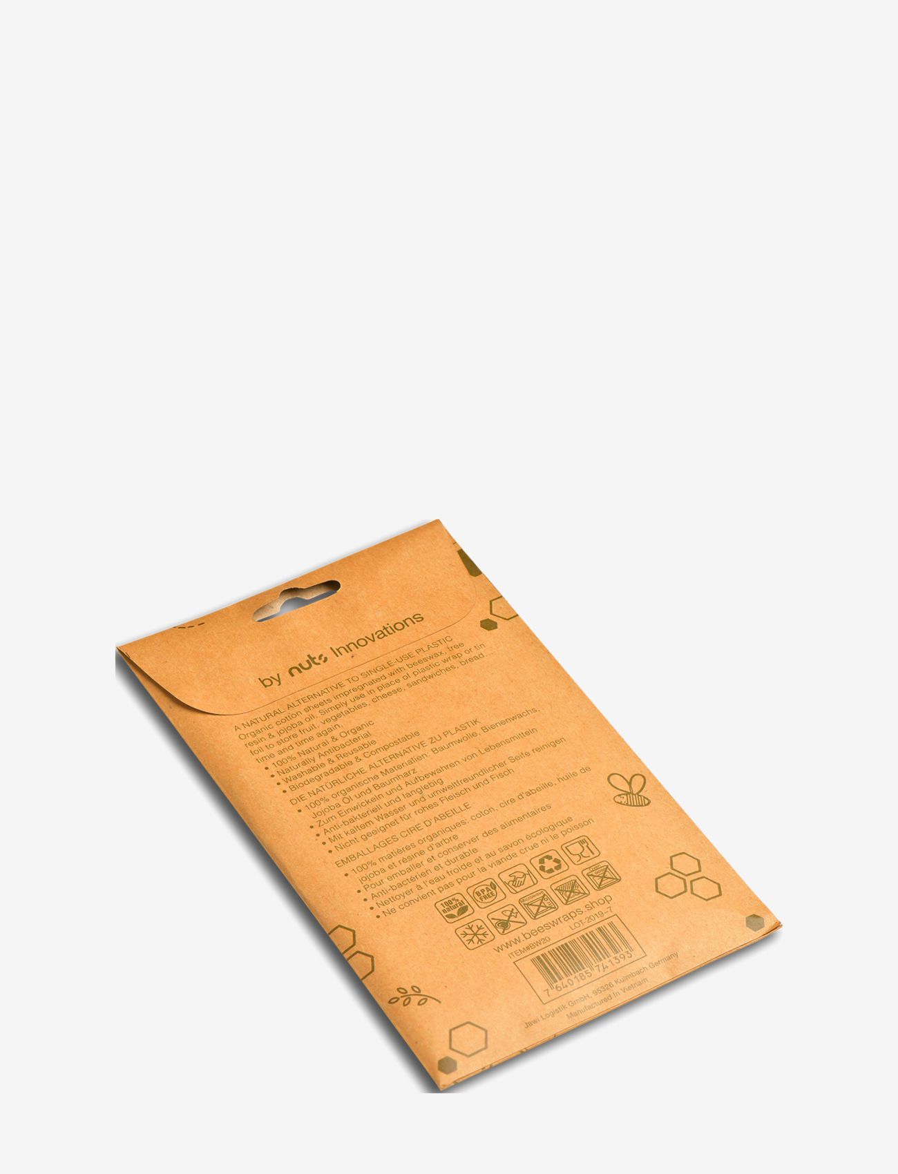 nuts - Universal Set 5 pcs - green, cream, purple, brown, orange - 2