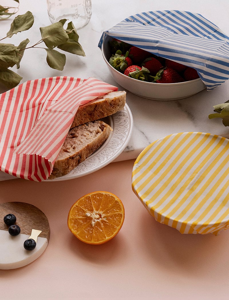 nuts - Stripes Set 3 pcs - blue, red, yellow - 2