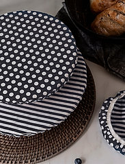nuts - Tekstil skåldække sort/hvid mønster sæt 3 stk - laveste priser - black - 2