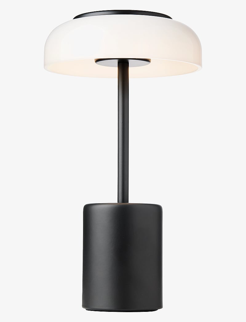 Nuura - Blossi Table Mini - kaasaskantavad lambid - black / opal - 2