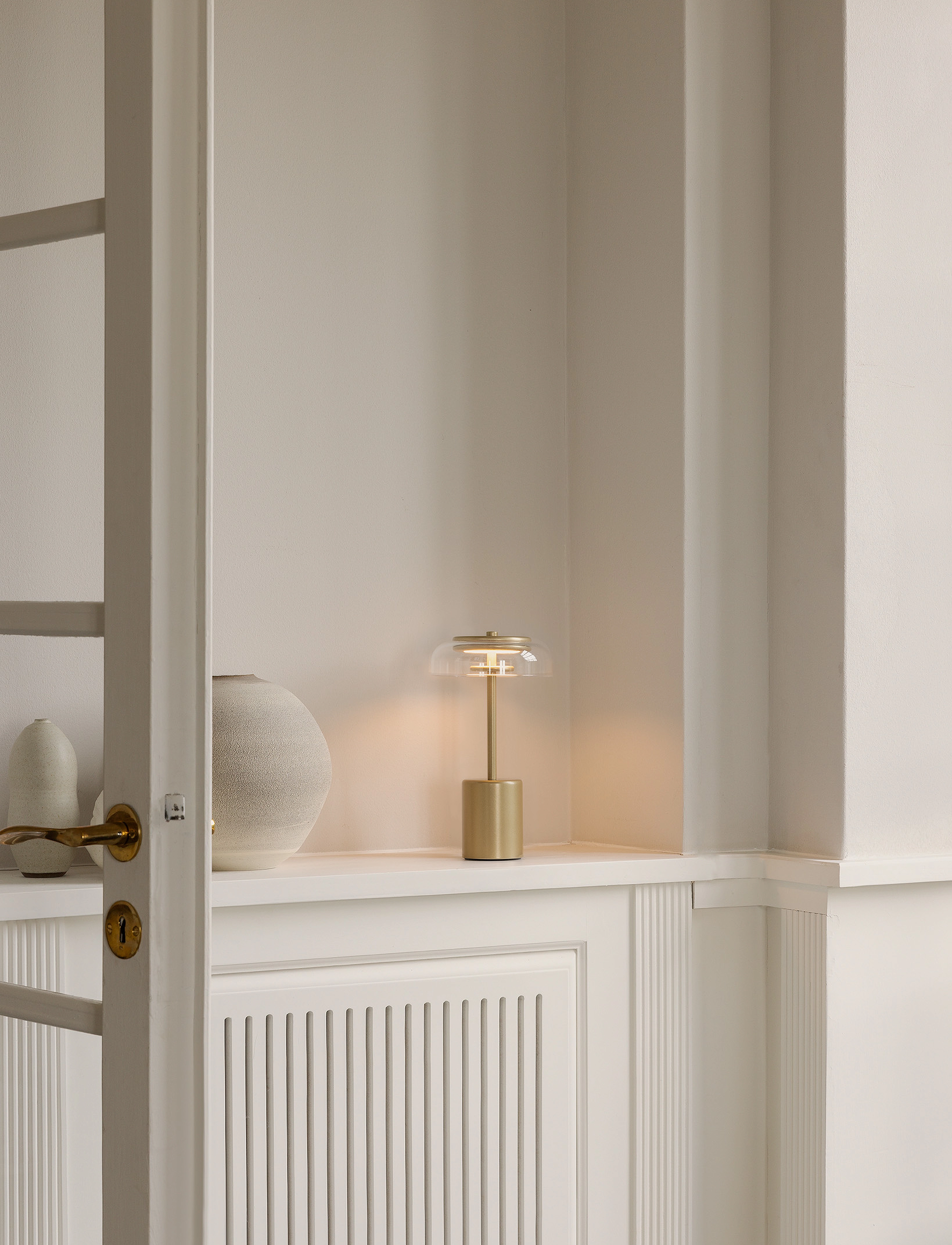 Nuura - Blossi Table Mini - fönsterlampor - nordic gold / clear - 4